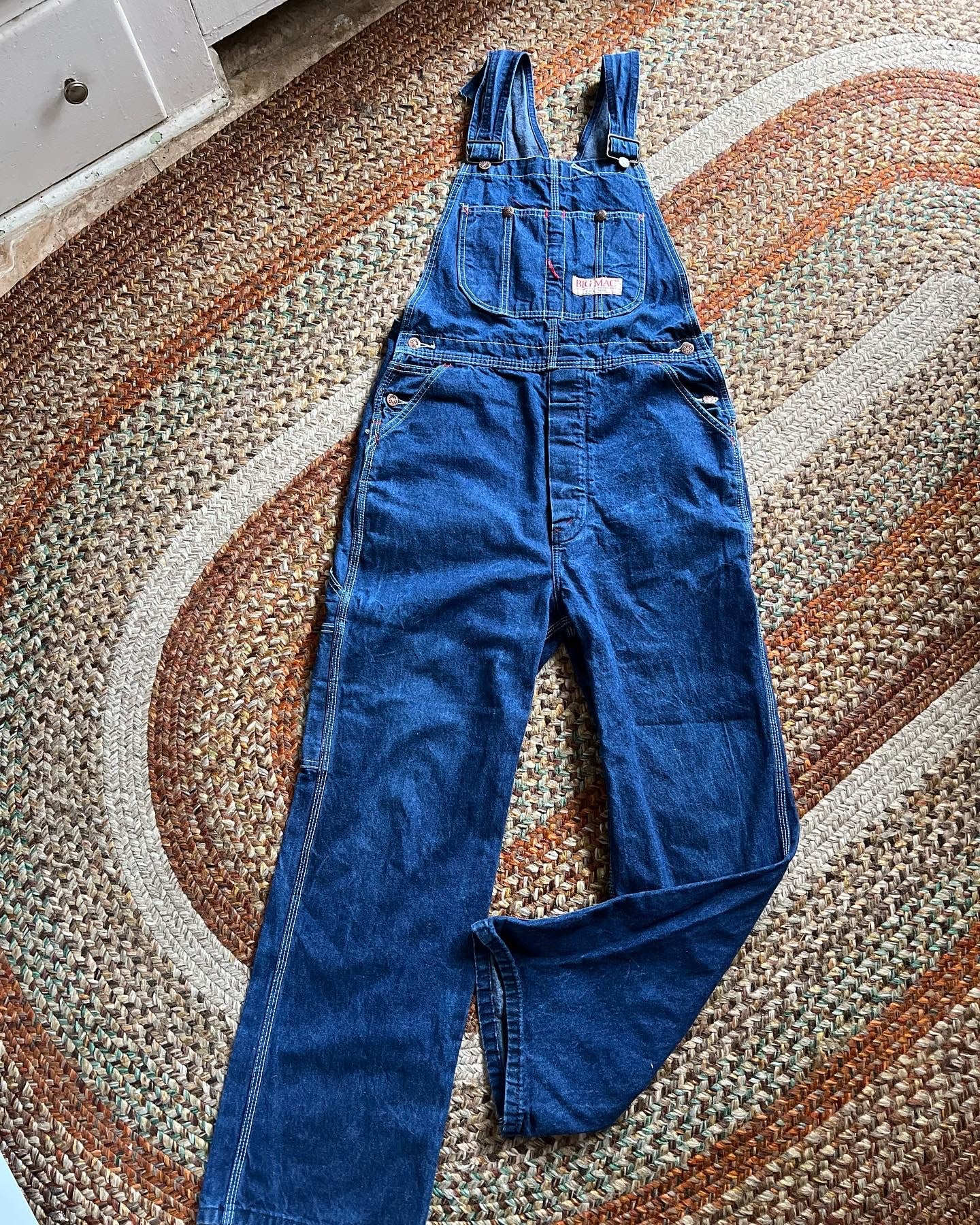 80s Barely Worn Overalls Size 34 by Big Mac - Image 8