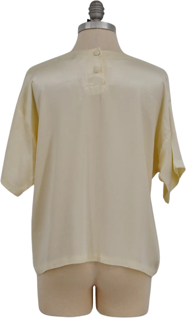 80s Gold Oversized Blouse By Maren - Image 2