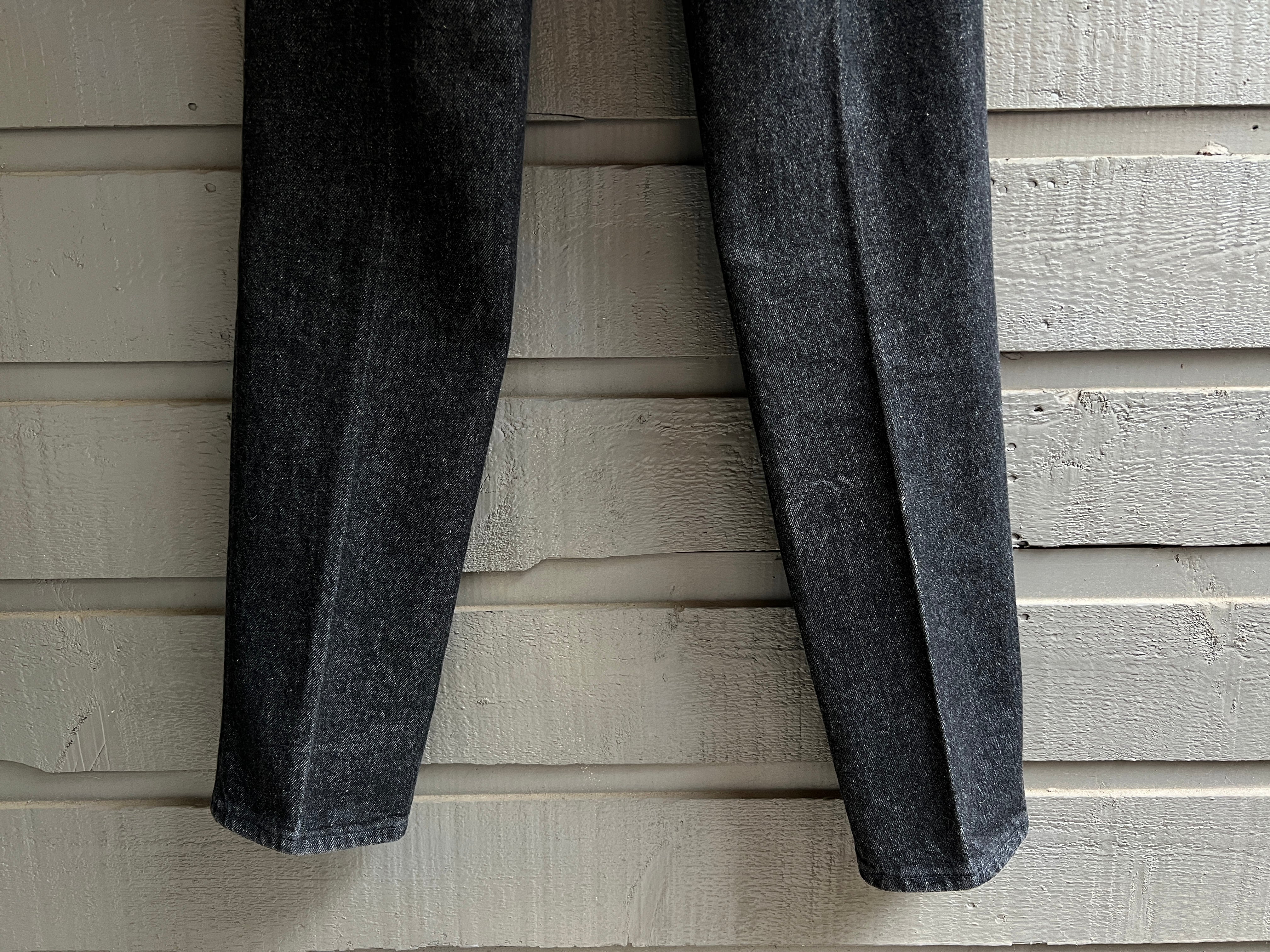 80s Black High Waisted Sawtooth Bareback Mom Jeans By Roper - Image 17