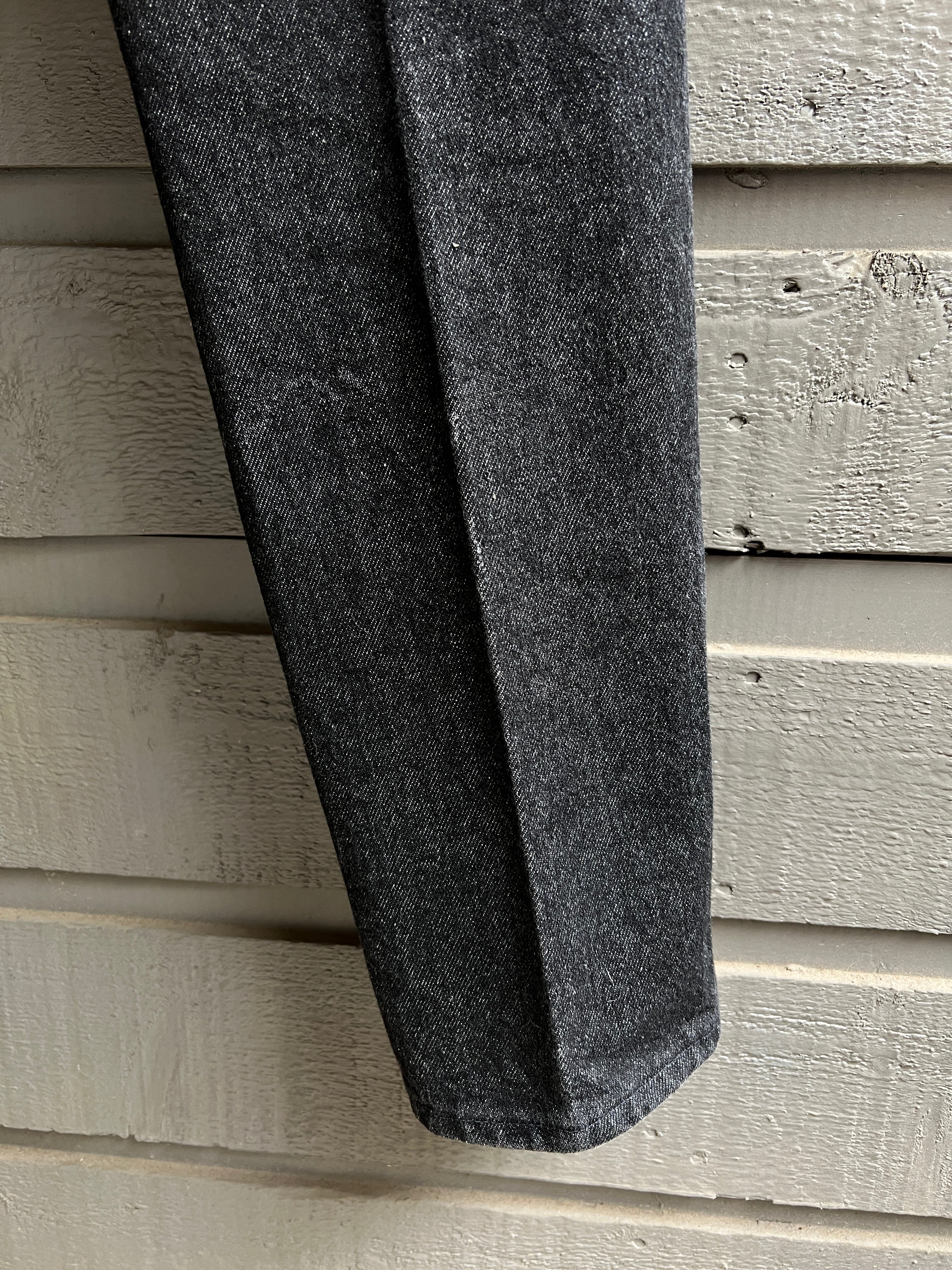 80s Black High Waisted Sawtooth Bareback Mom Jeans By Roper - Image 18