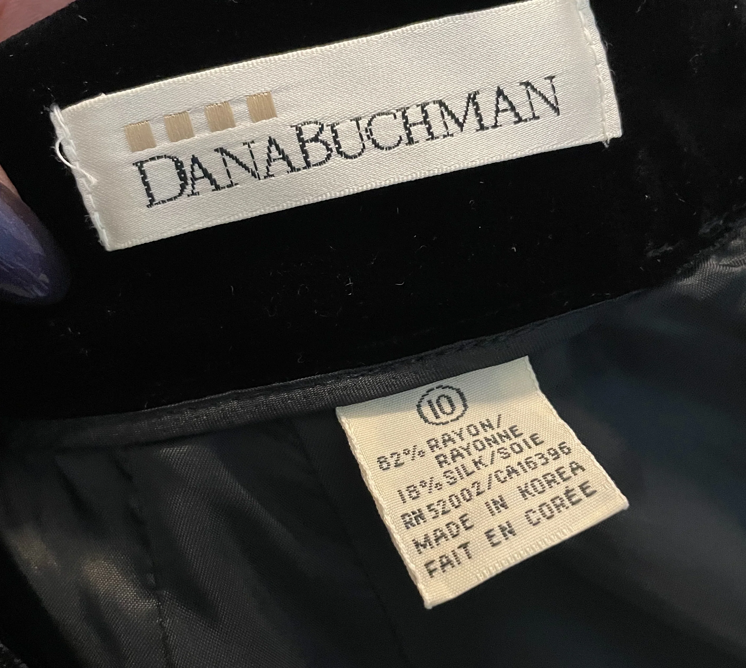 80s Black Silk Pants By Dana Buchman - Image 7