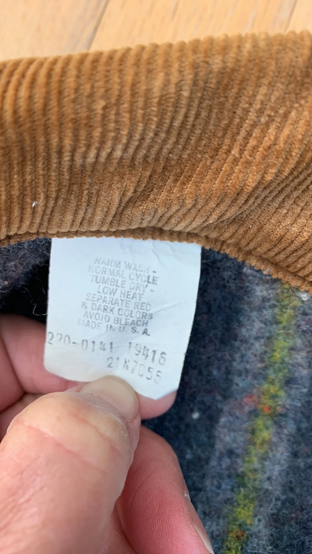 80s Blanket Lined Denim Trucker Jacket Made In Usa By Lee Storm Rider - Image 7