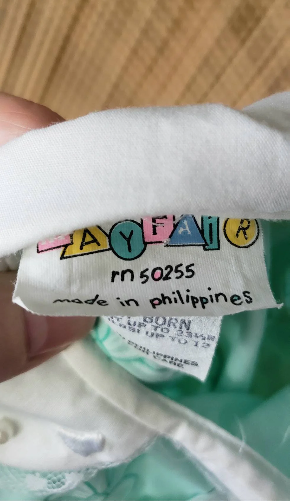 80s Bows and Hearts Seafoam Baby Jumpsuit by Mayfair by Mayfair - Image 8