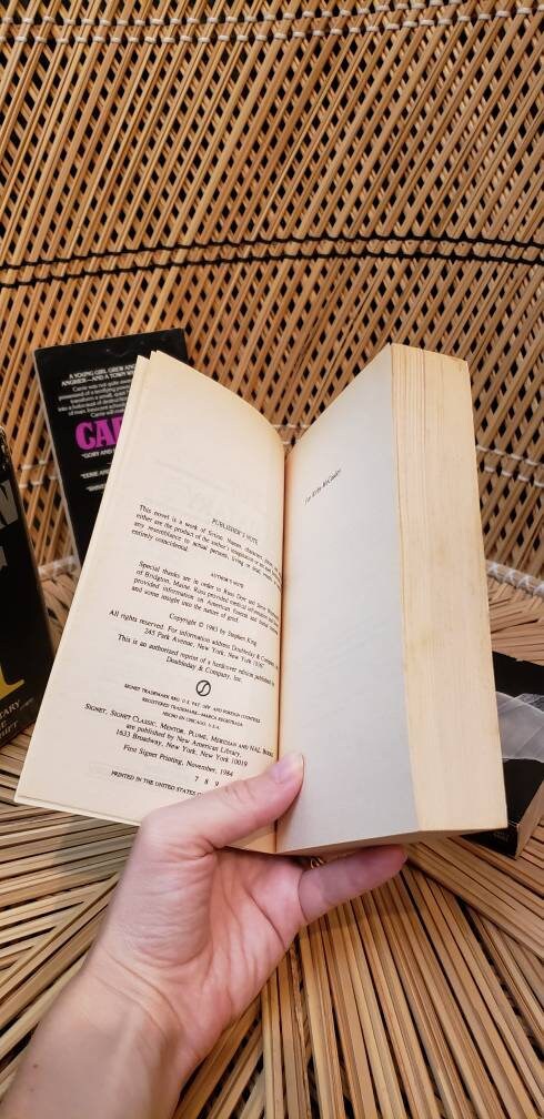 80s Box Set of 3 Books Carrie Pet Sematary and Night Shift by Stephen King - Image 10