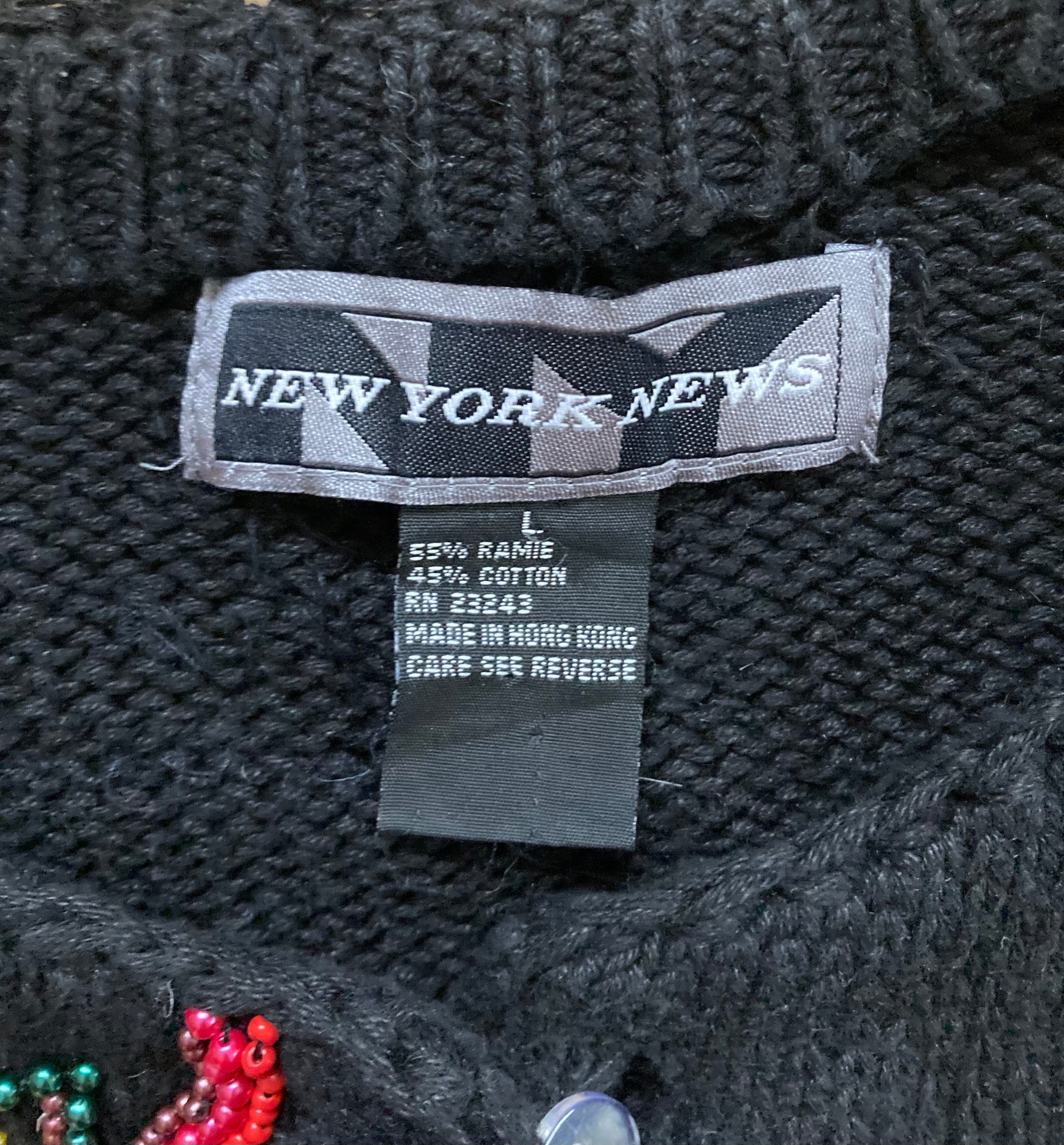 80s Boxy Beaded Cardigan By New York News - Image 10