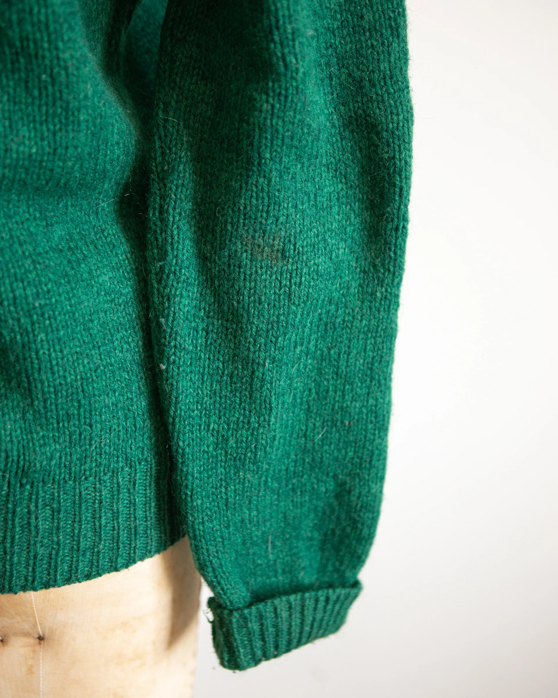 80s Bright Green Crewneck Sweater By L.L. Bean - Image 5