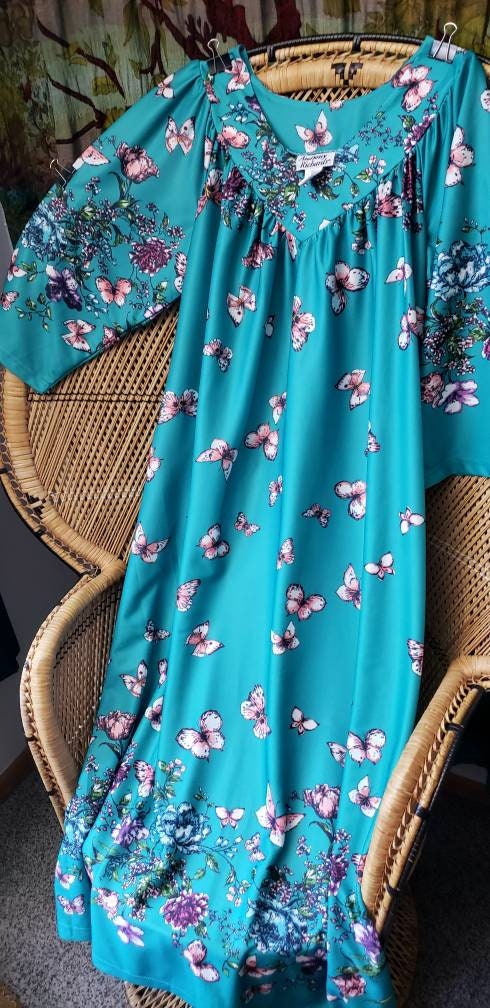 80s Butterflies And Flowers Loungewear With Pockets By Anthony Richards - Image 8
