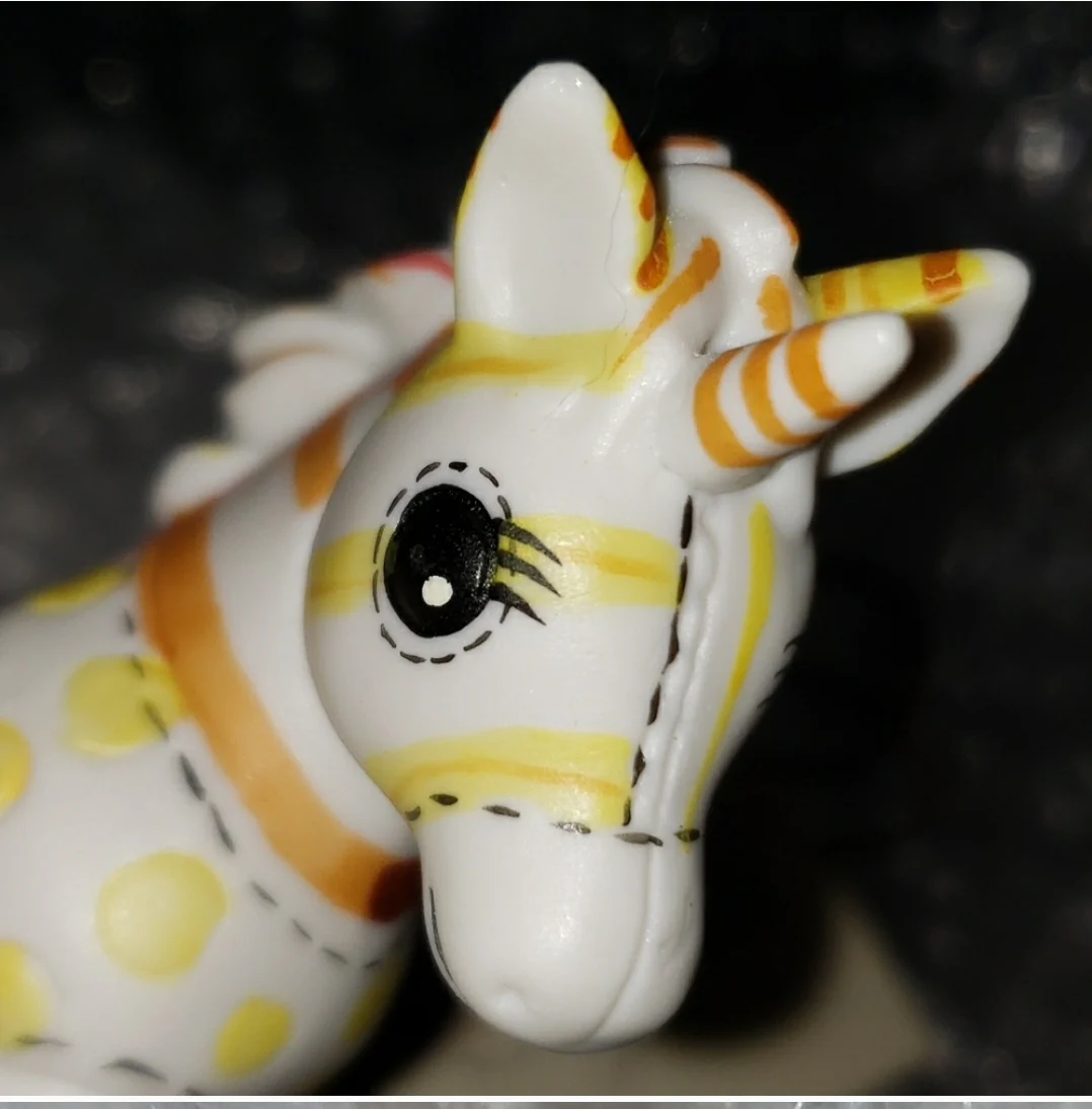 80s Calico Unicorn Porcelain Bisque Figurine By Jody's World - Image 3