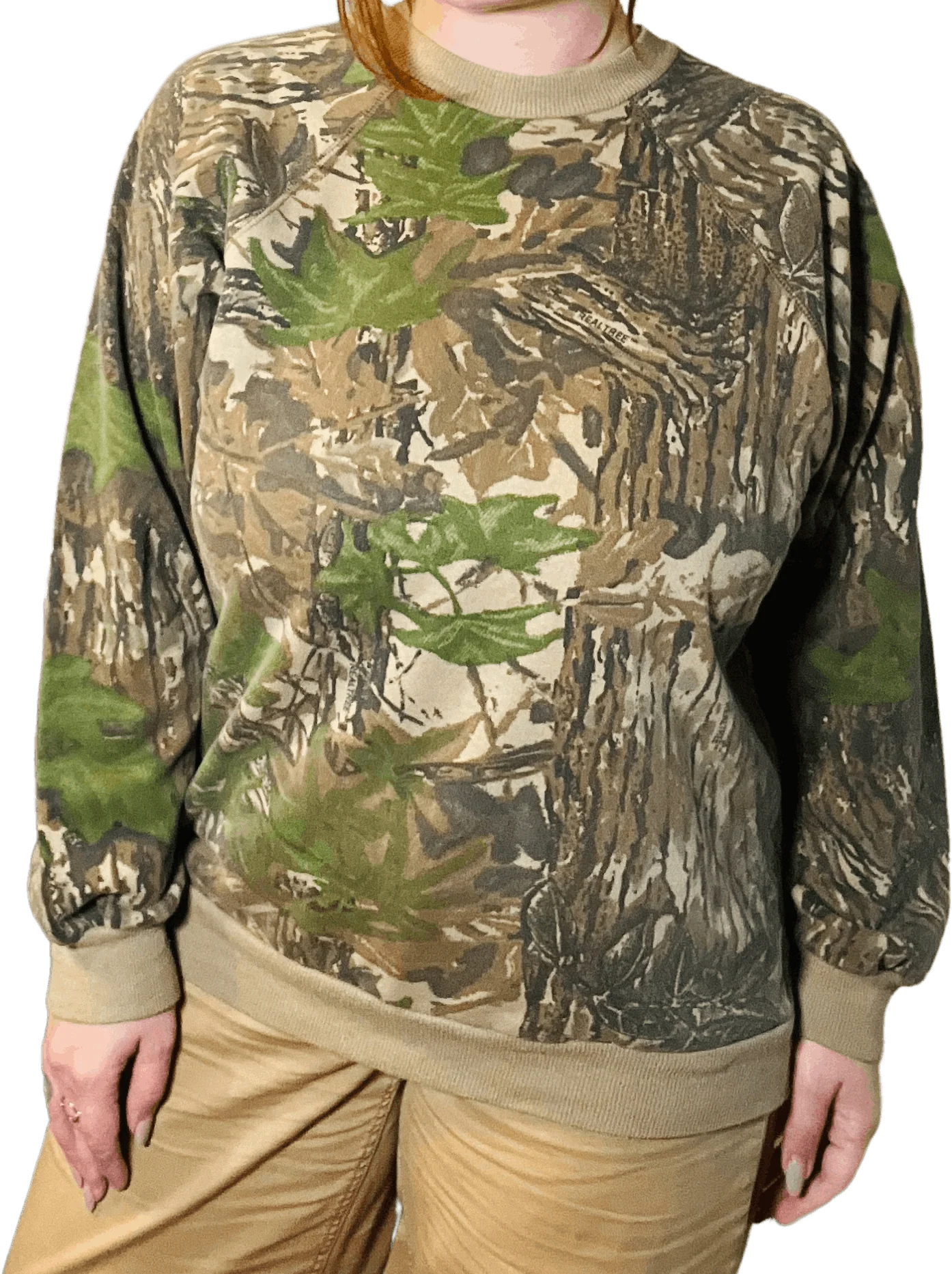 80s Camouflage Crewneck Sweatshirt by Liberty