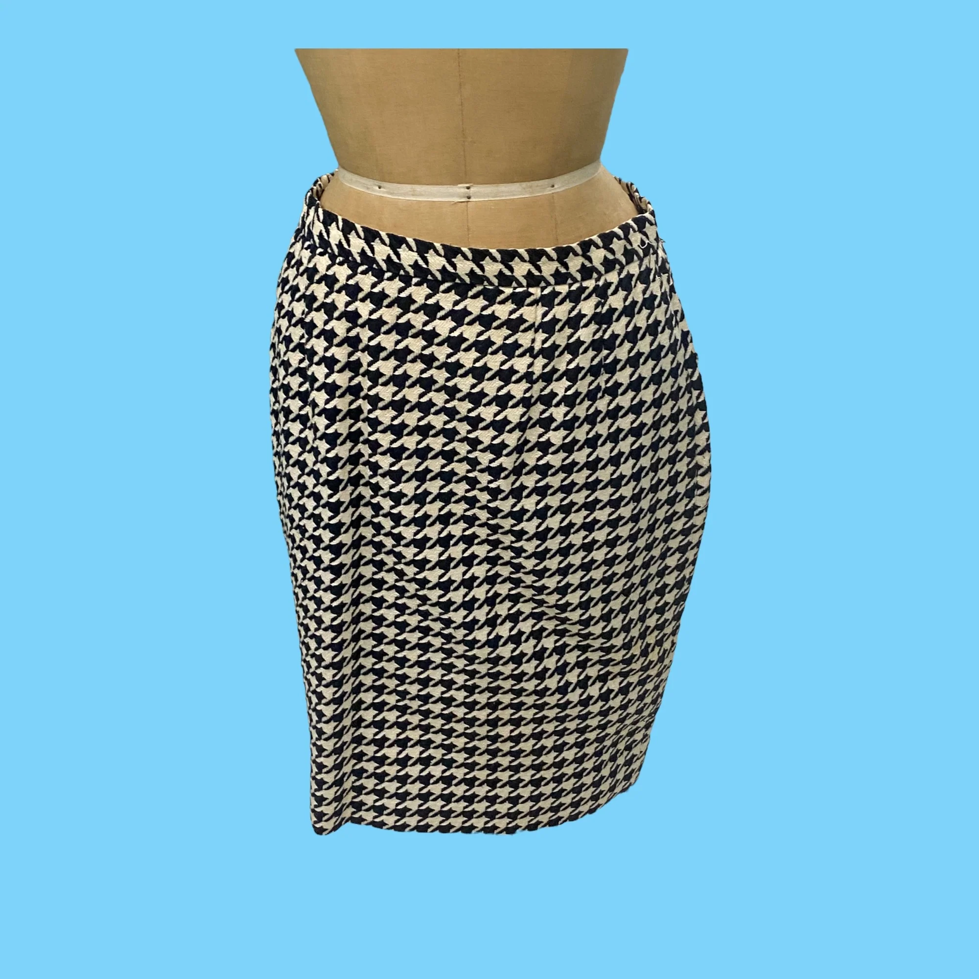 80s Black White Two Piece Suit Size 10 by Christian Dior - Image 9