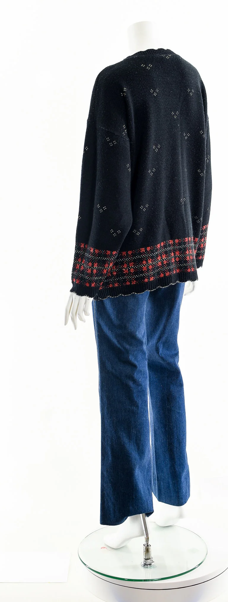 80s Christmas Candle Lurex Sweater by Holiday time - Image 8