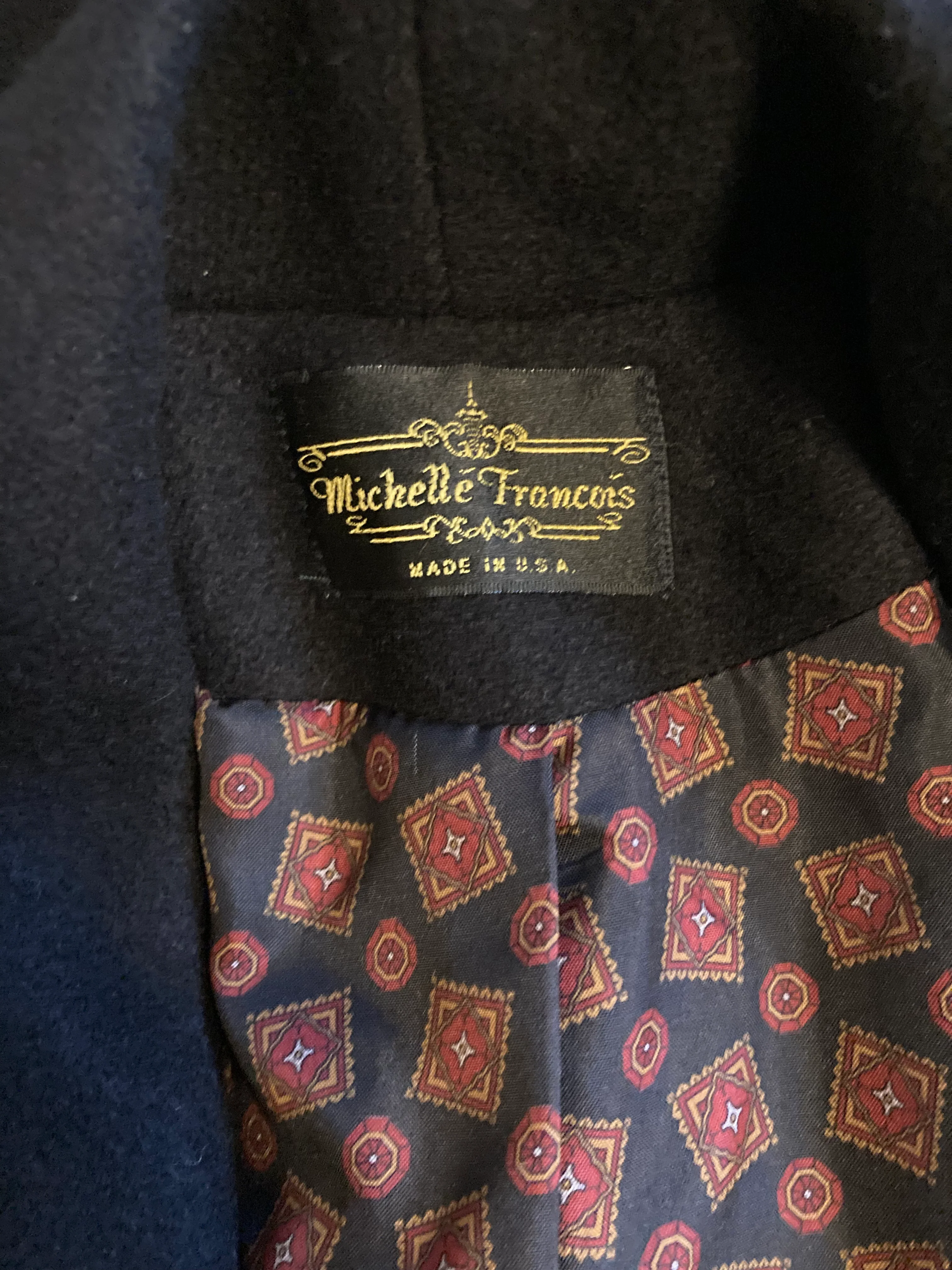 80s Classic Double-breasted Coat By Michelle Francois - Image 13
