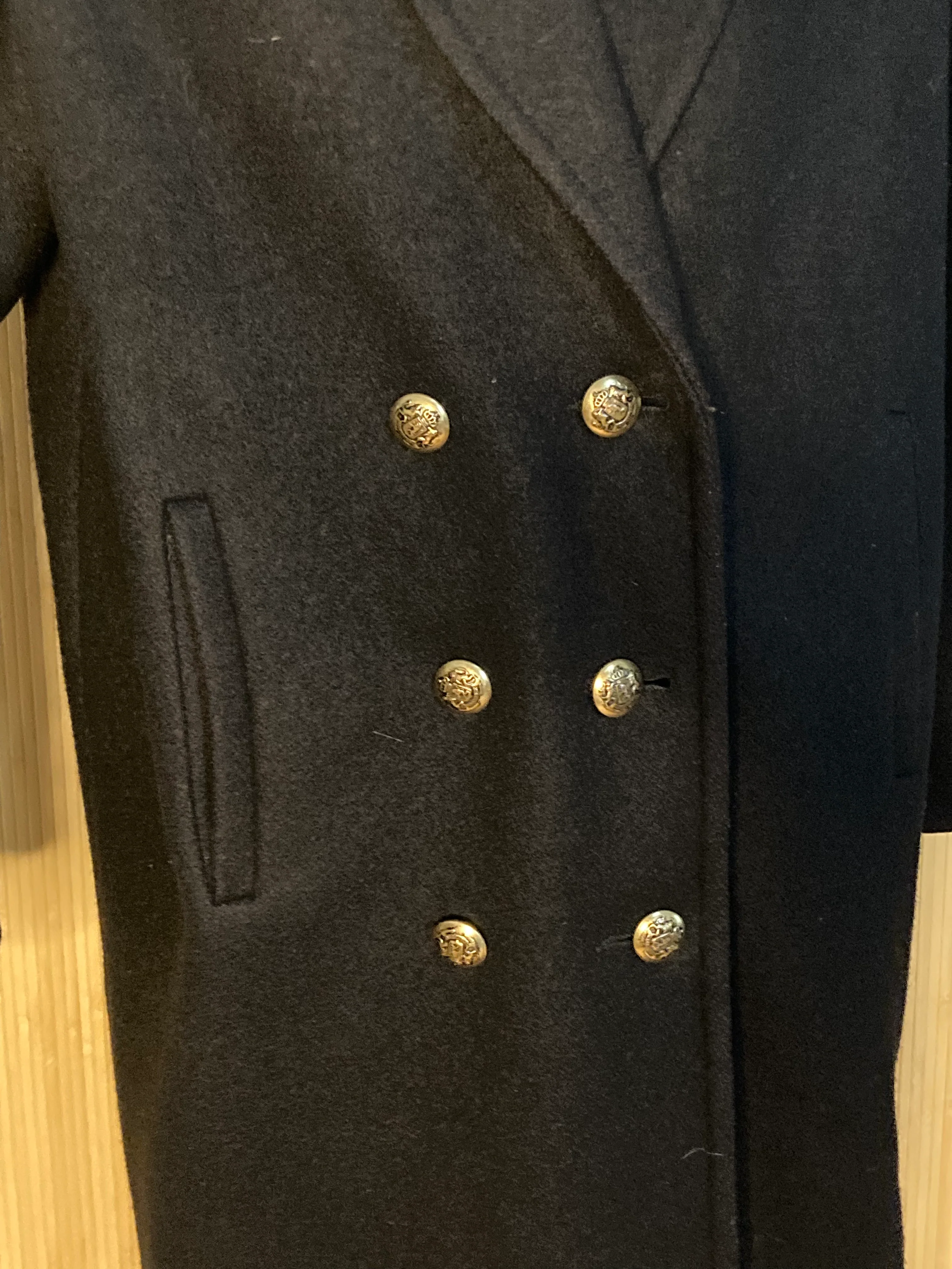 80s Classic Double-breasted Coat By Michelle Francois - Image 5