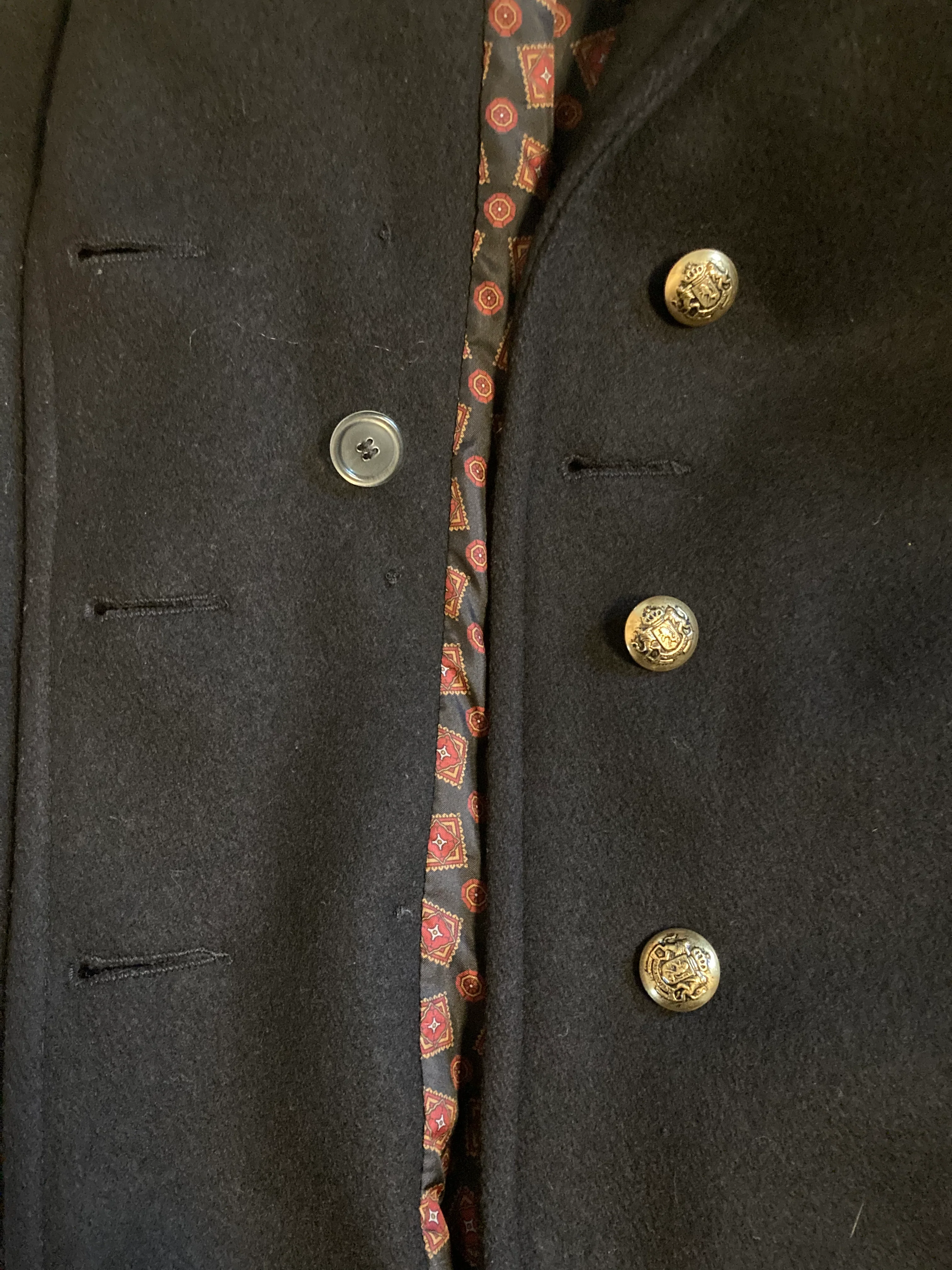 80s Classic Double-breasted Coat By Michelle Francois - Image 9