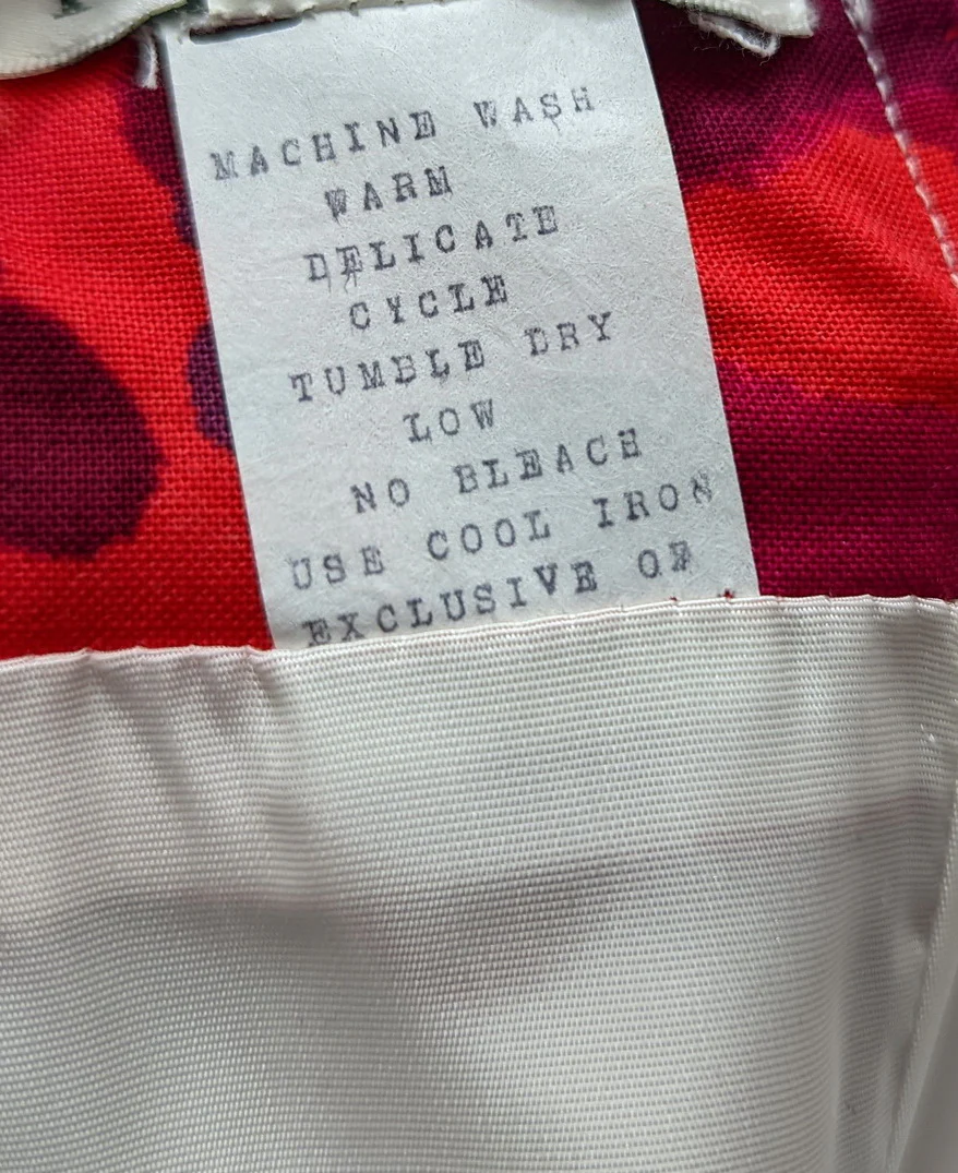 80s Colorful Floral Print Strapless Dress By Patty O'neill - Image 7
