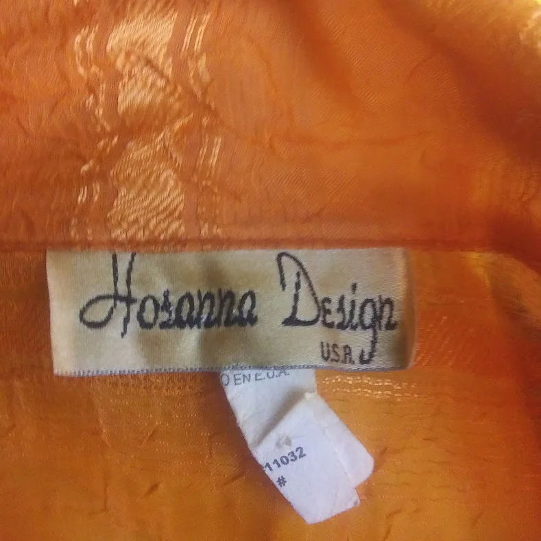 80s Coral Maxi Duster By Hosanna Design - Image 4