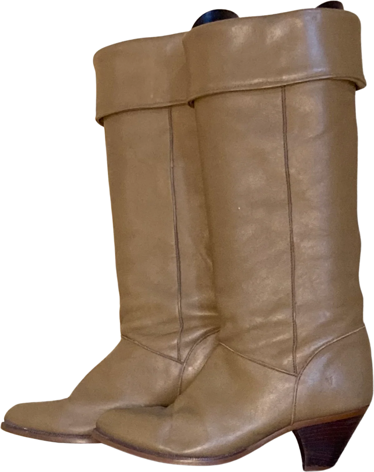 80s Cuffed Boots By Frye - Image 2