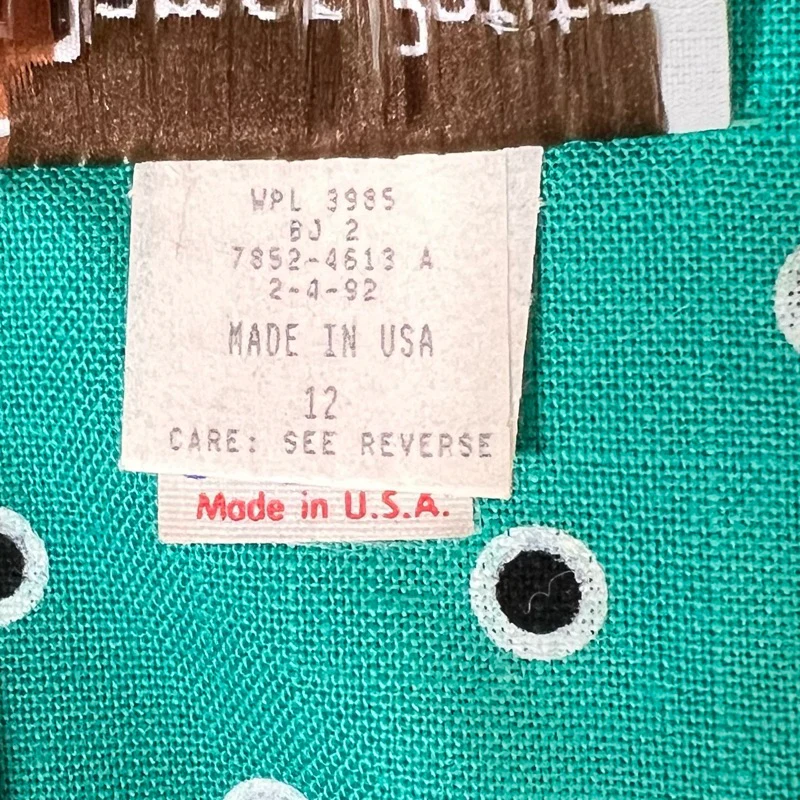 80s  Seafoam Green Double Breasted Dress by Damon Petites - Image 11