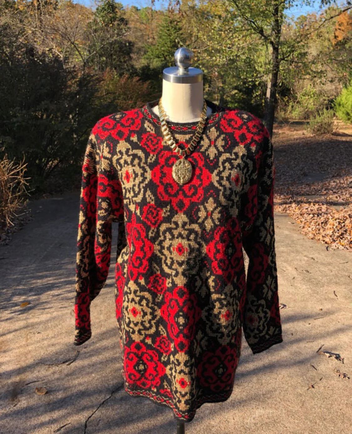80s Dana Scott Holiday Sweater - Image 9