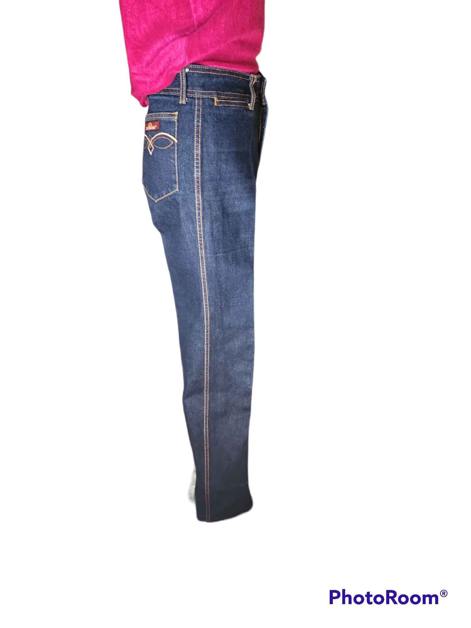 80s Dark Wash High Waist Straight Leg Jeans By Jordache - Image 6