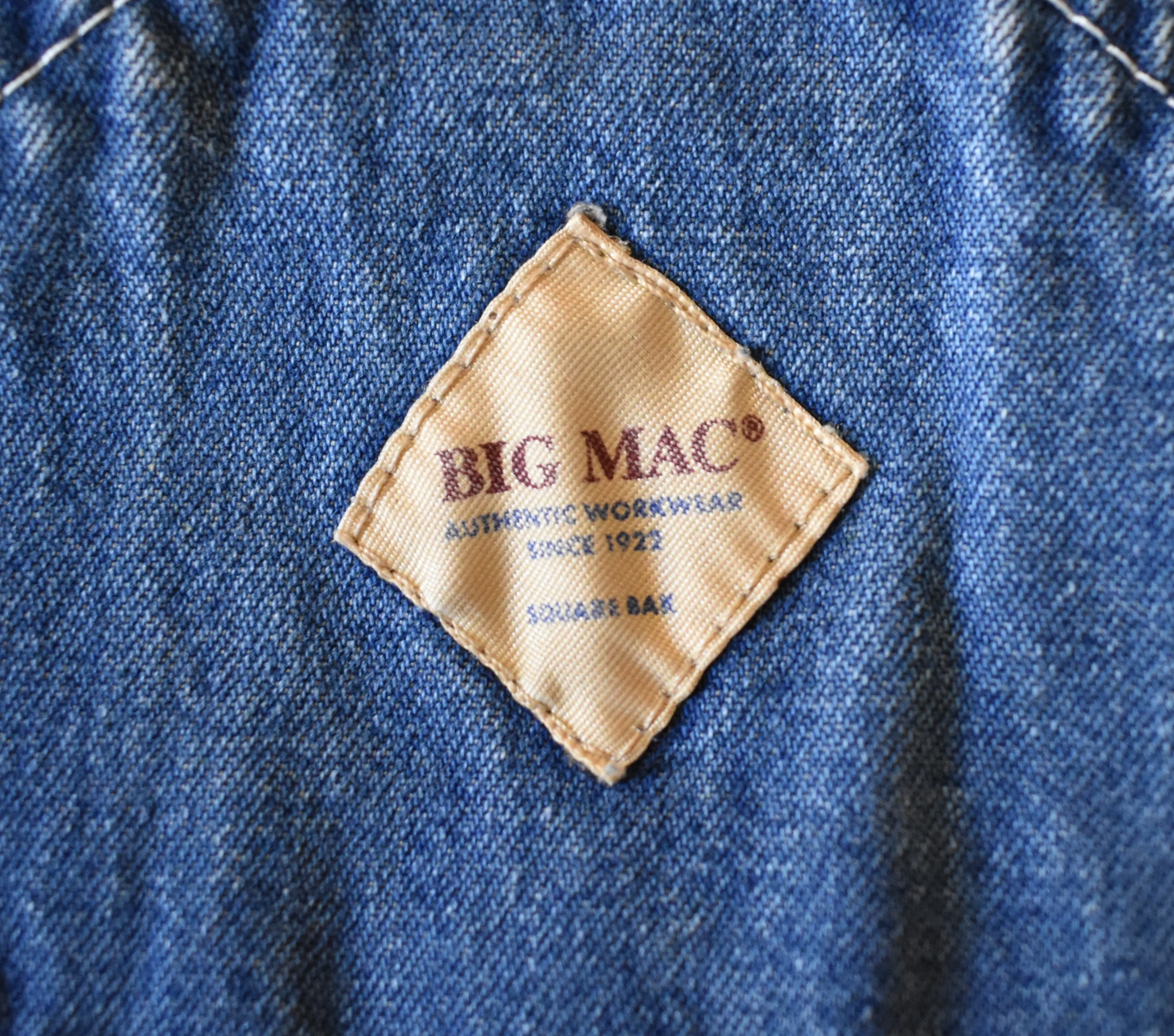 80s Denim Bib Front Overalls By Big Mac - Image 9