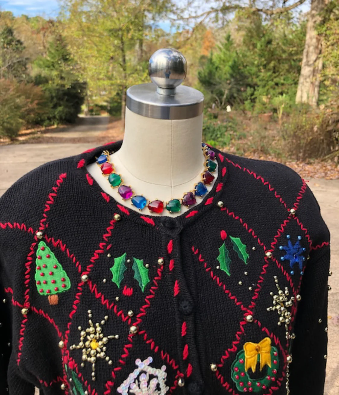 80s Designers Originals Studio Christmas Sweater - Image 3