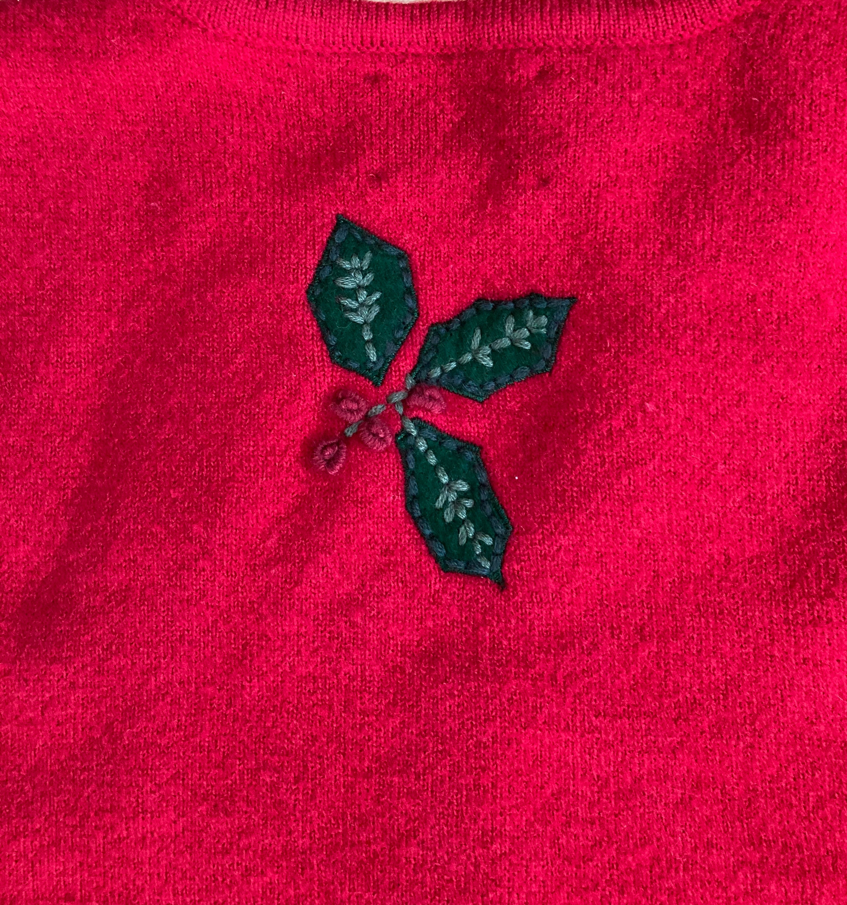 80s Embroidered And Appliqued Sweater Vest By Pendleton - Image 6