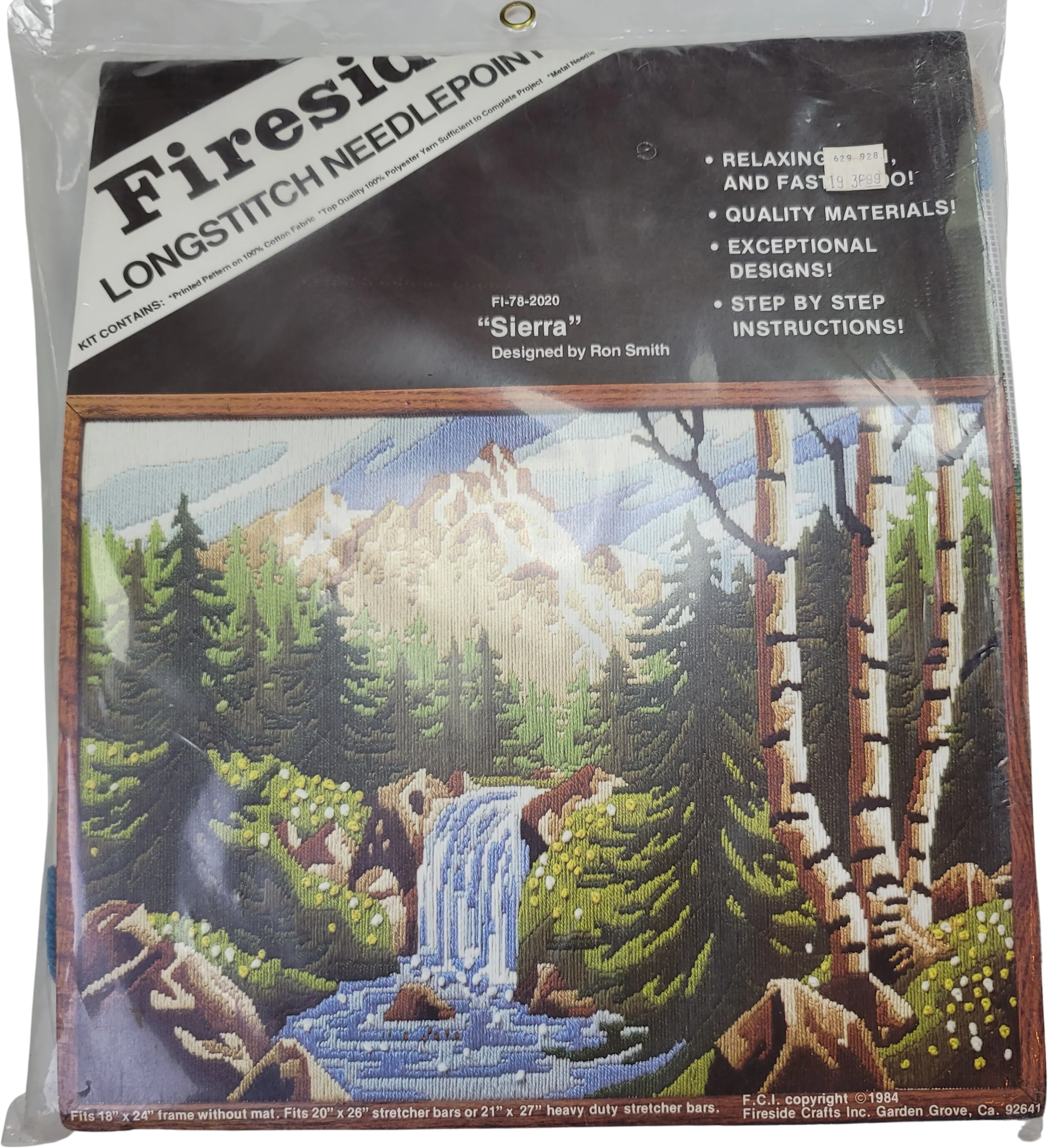80s Fireside Sierra Longstitch Needlepoint Kit Sealed By Fireside