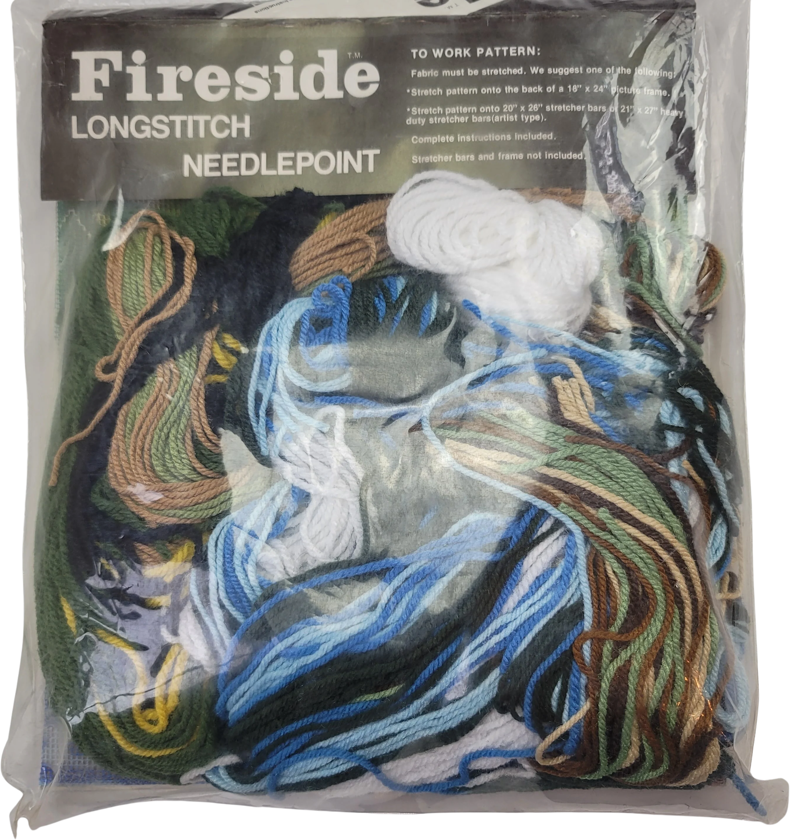 80s Fireside Sierra Longstitch Needlepoint Kit Sealed By Fireside - Image 2