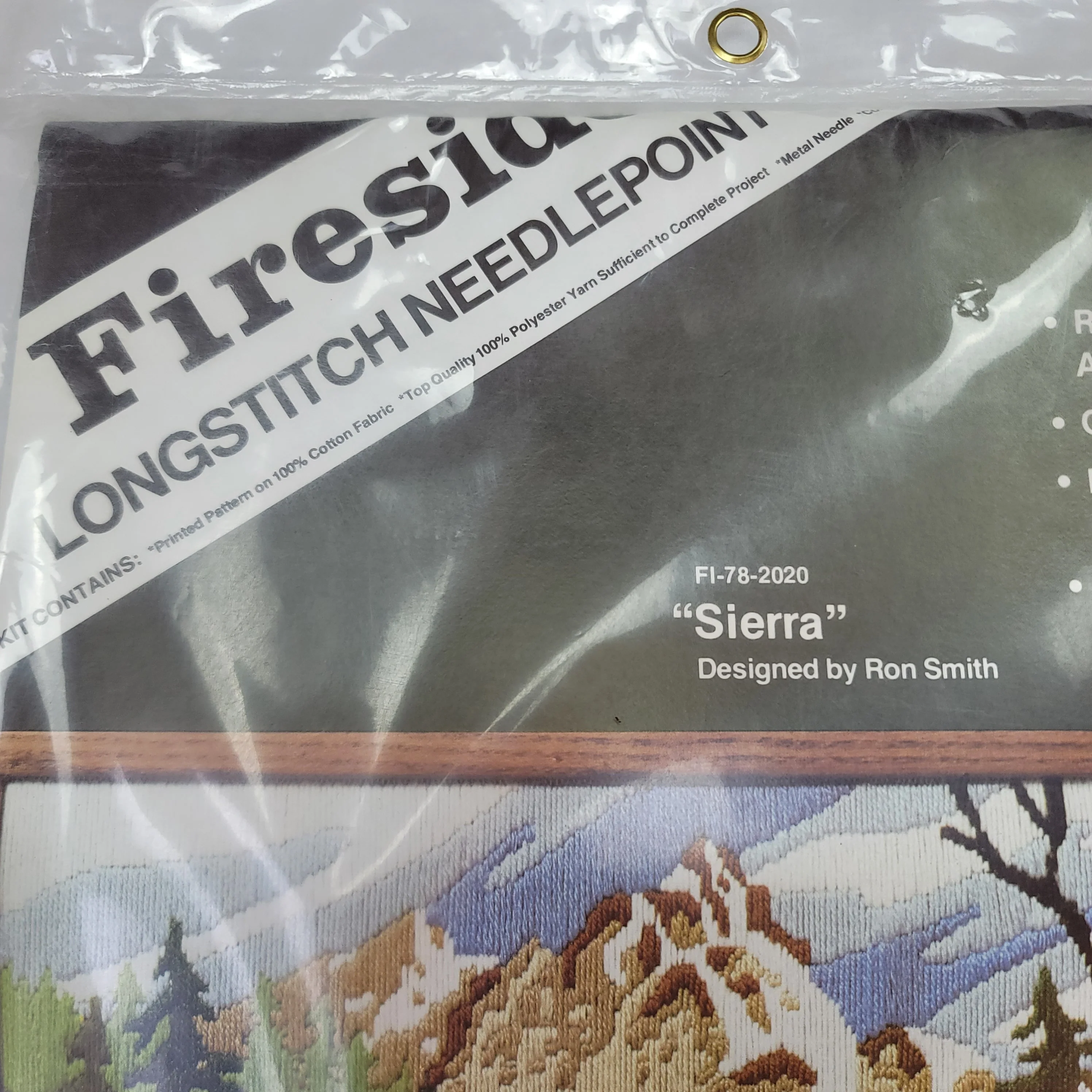 80s Fireside Sierra Longstitch Needlepoint Kit Sealed By Fireside - Image 3