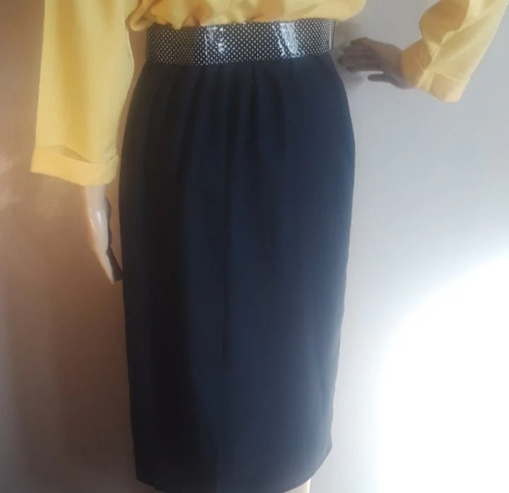 80's Colorblock Belted Dress by First Focus - Image 6