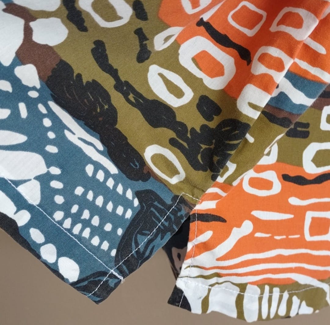 80's Funky Graphic Print Shirt by Rep'age - Image 4