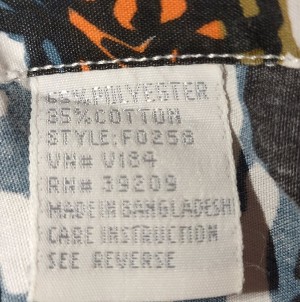 80's Funky Graphic Print Shirt by Rep'age - Image 7