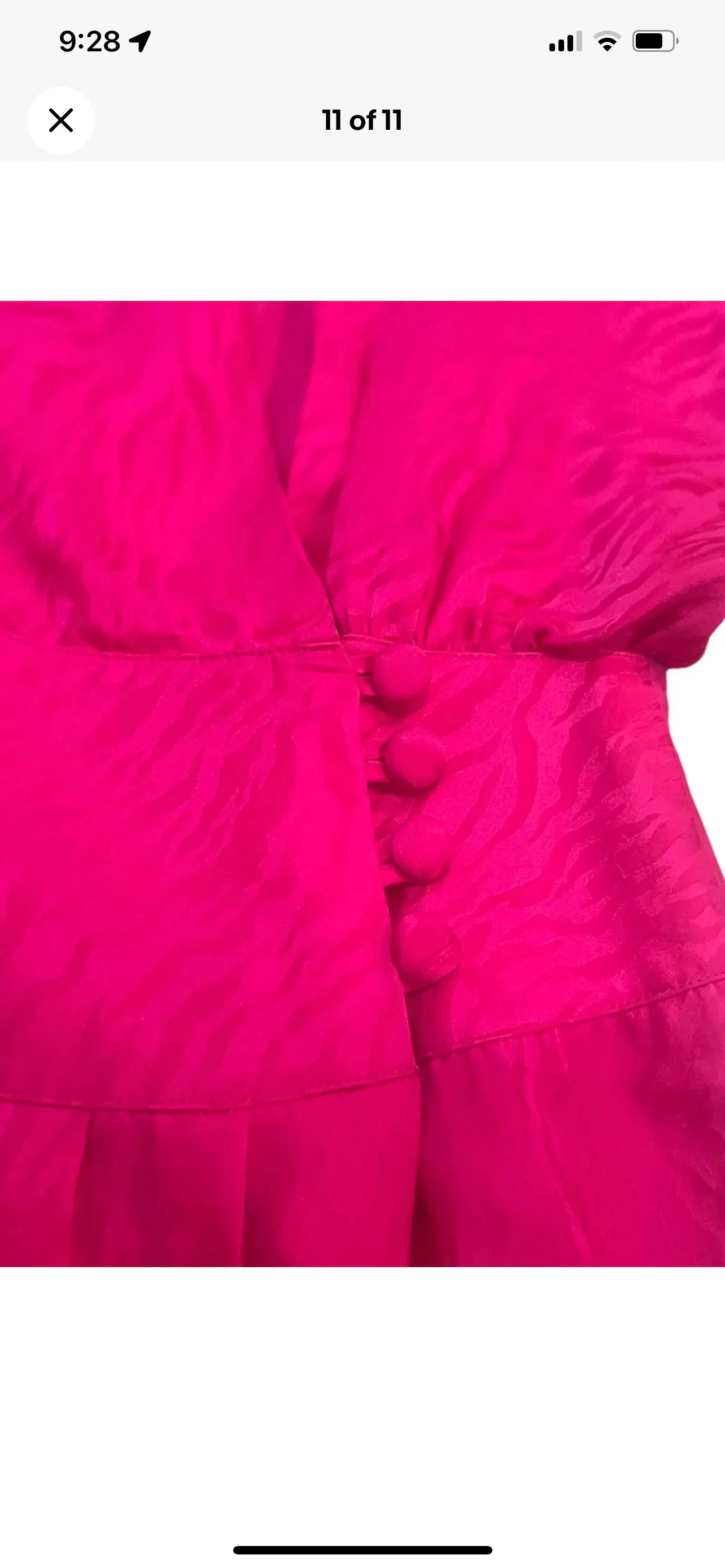 80s Fuschia Wrap Cinch Waist Secretary Bombshell Dress By Sk & Company Dress - Image 10
