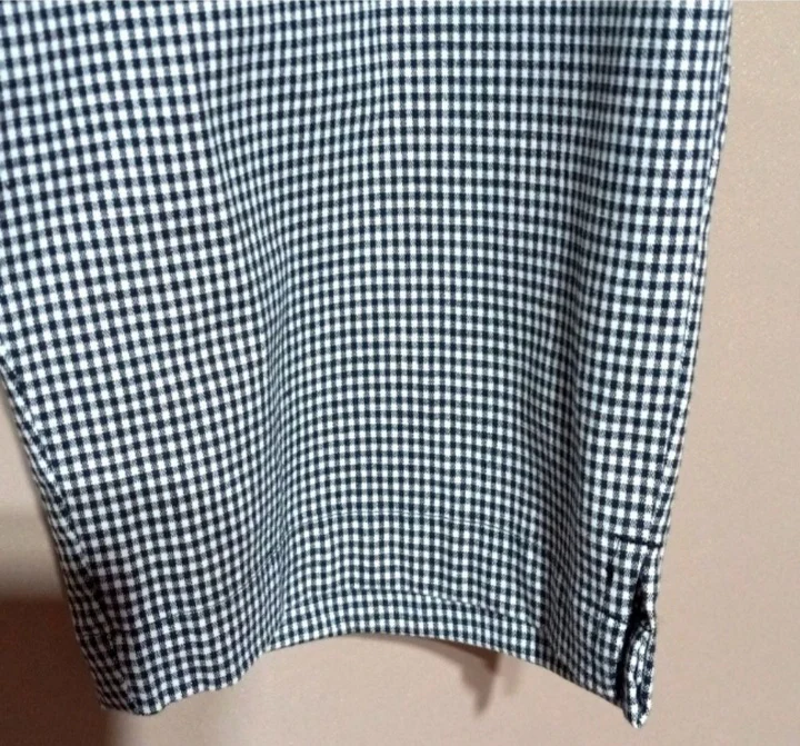 80s Gingham Print Cotton Spandex Crop Pants By Rebecca Malone - Image 3