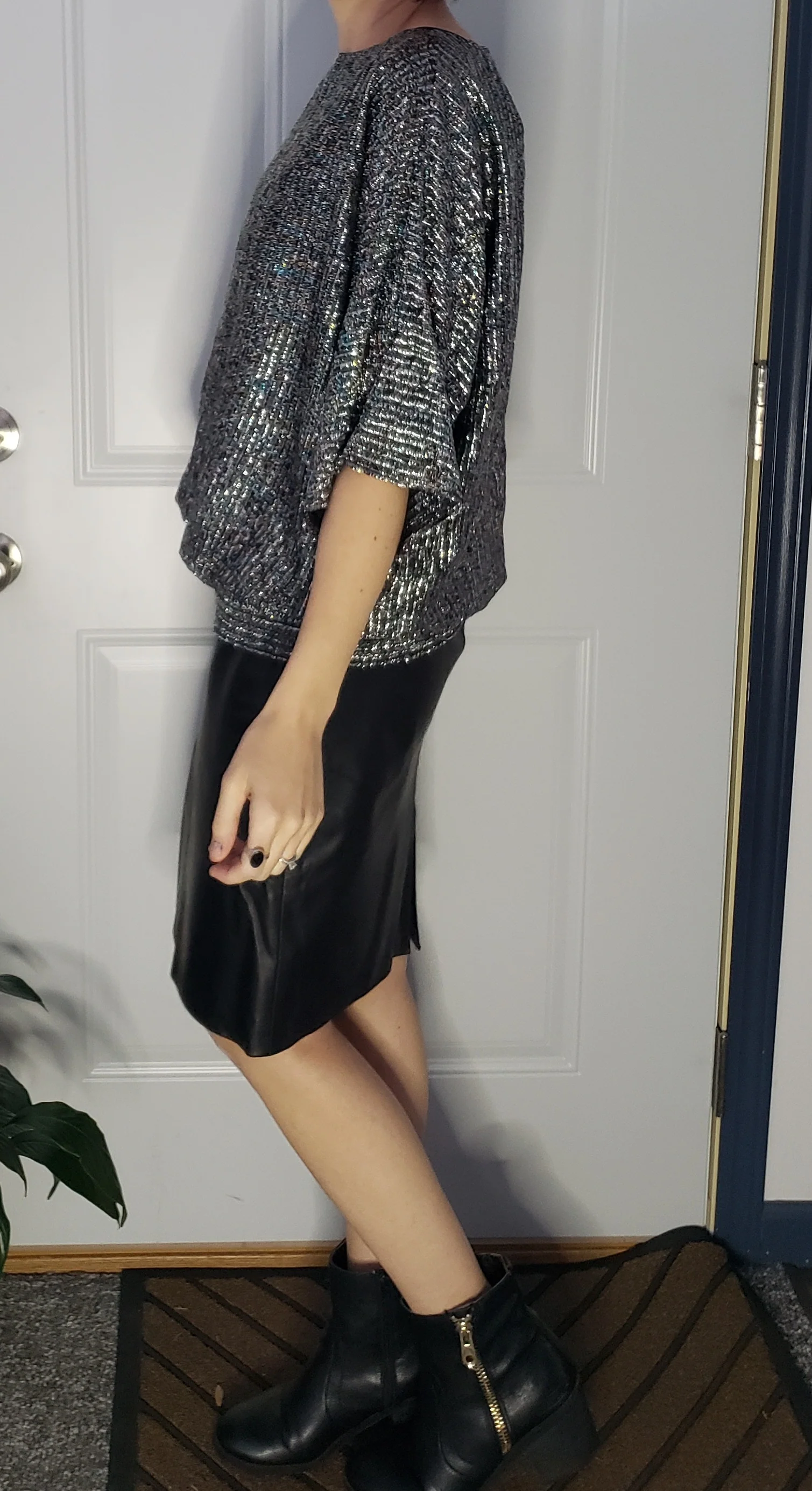 80s Glam Metallic Disco Top By Caribou - Image 4