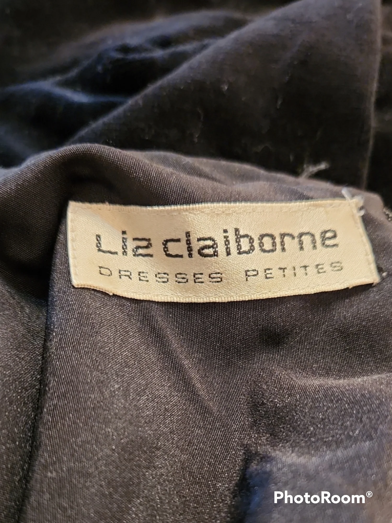 80s Glamorous Black Velour Pants Jumpsuit By Liz Claiborne - Image 6