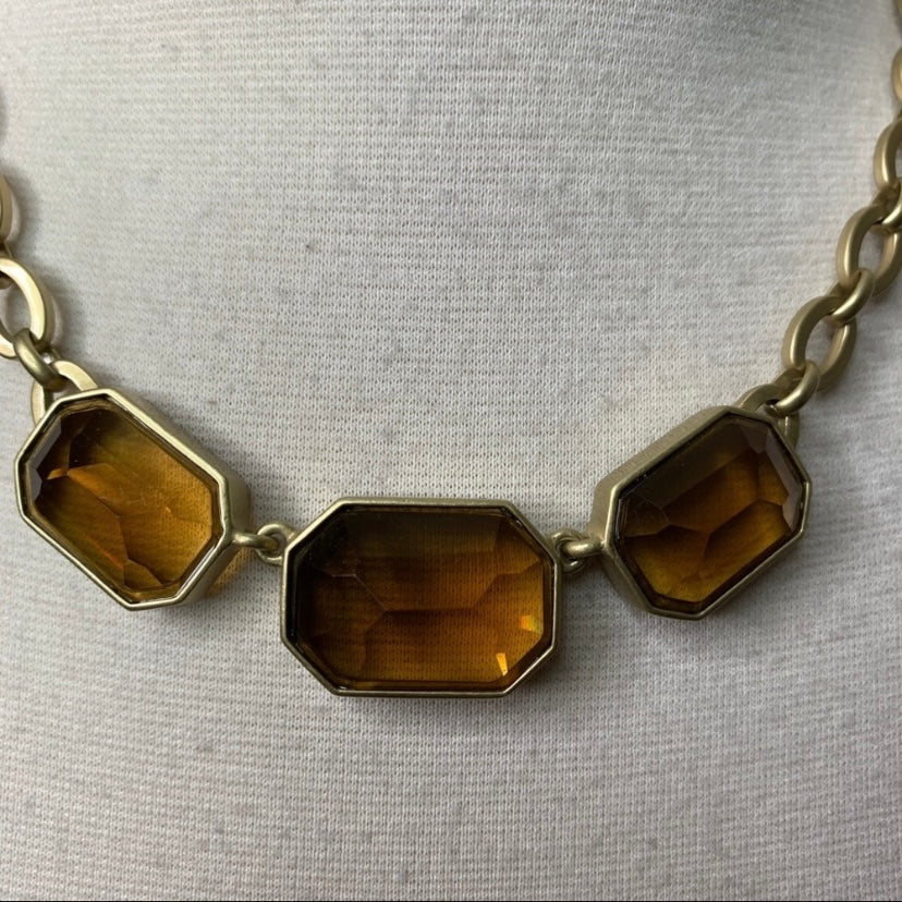 80s Goldtone Necklace By Anne Kleine - Image 5