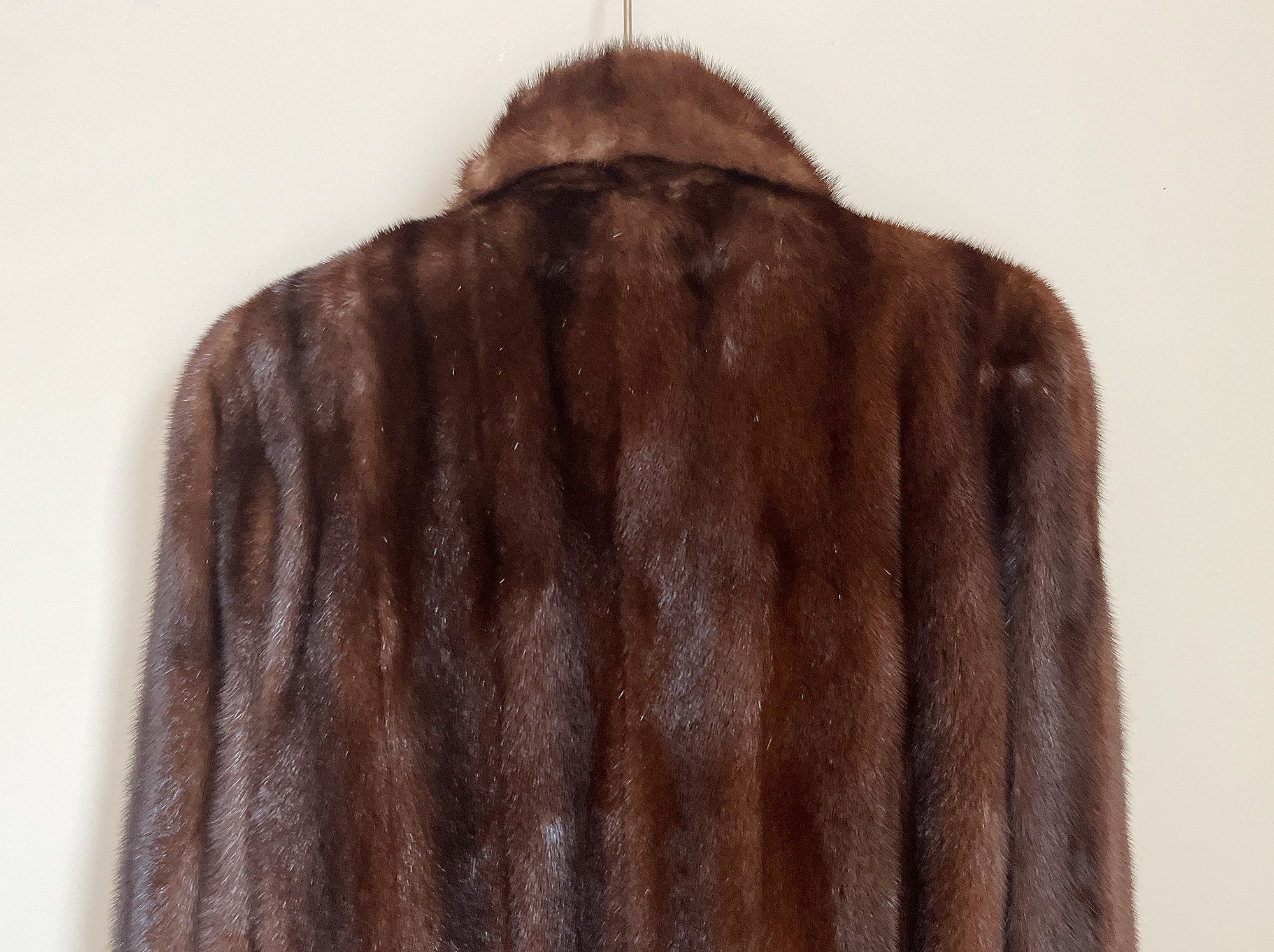 80s Gorgeous Mink A-line Jacket By Giorgio Sant' Angelo - Image 8