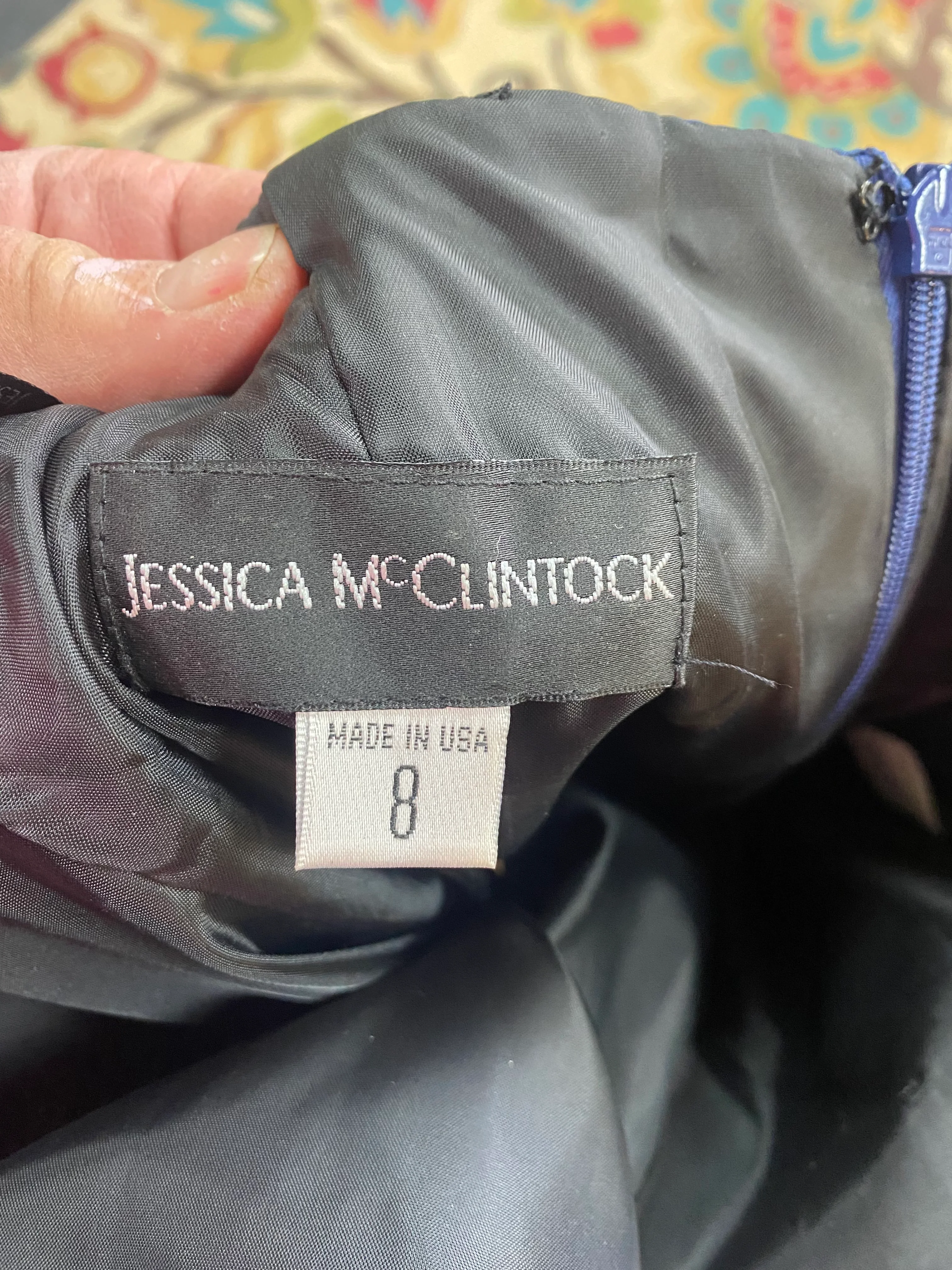 80s Gorgeous Strapless Jessica By Jessica McClintock - Image 3