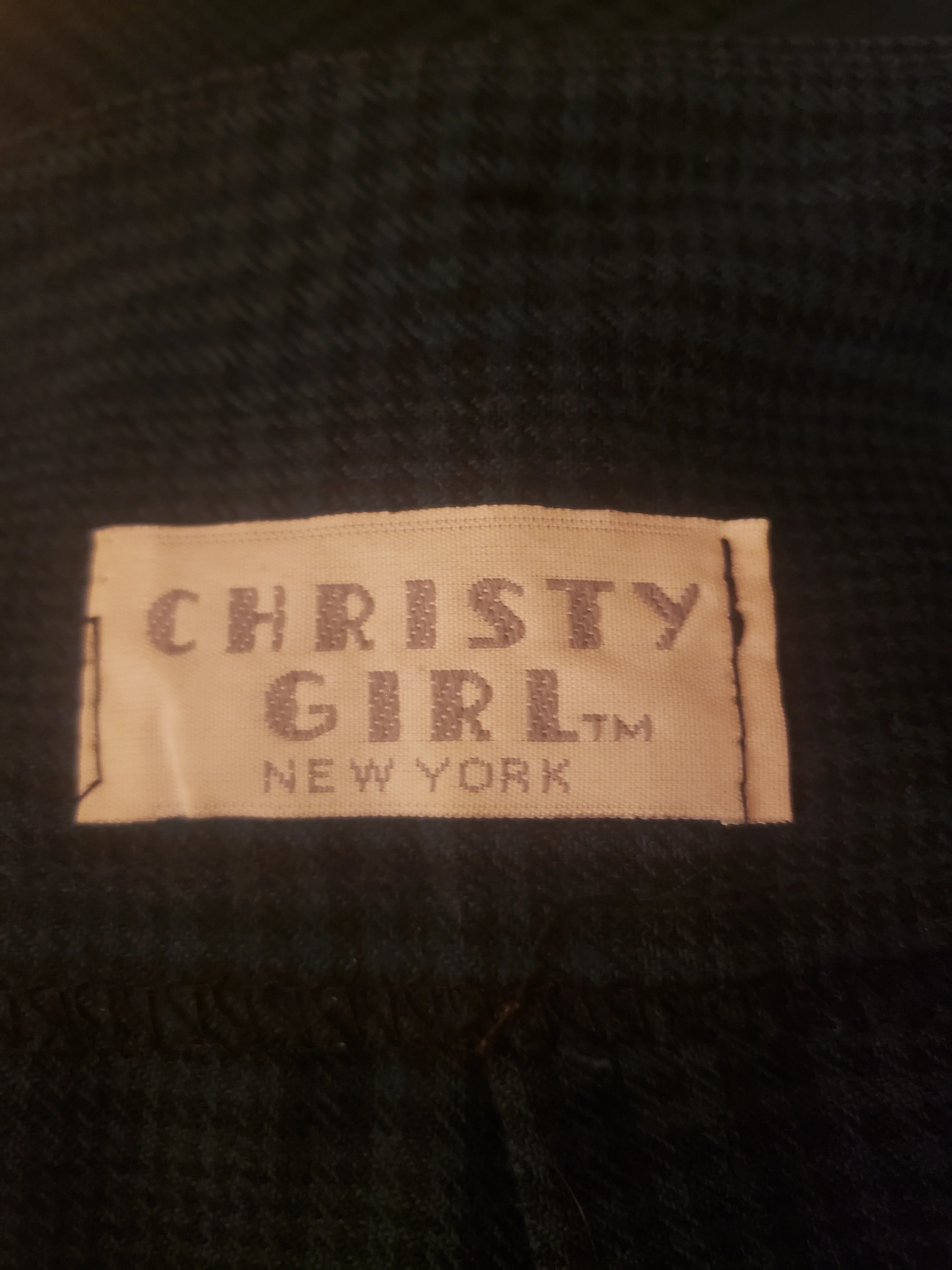 80s Green And Black Plaid Skirt By Christy Girl - Image 3