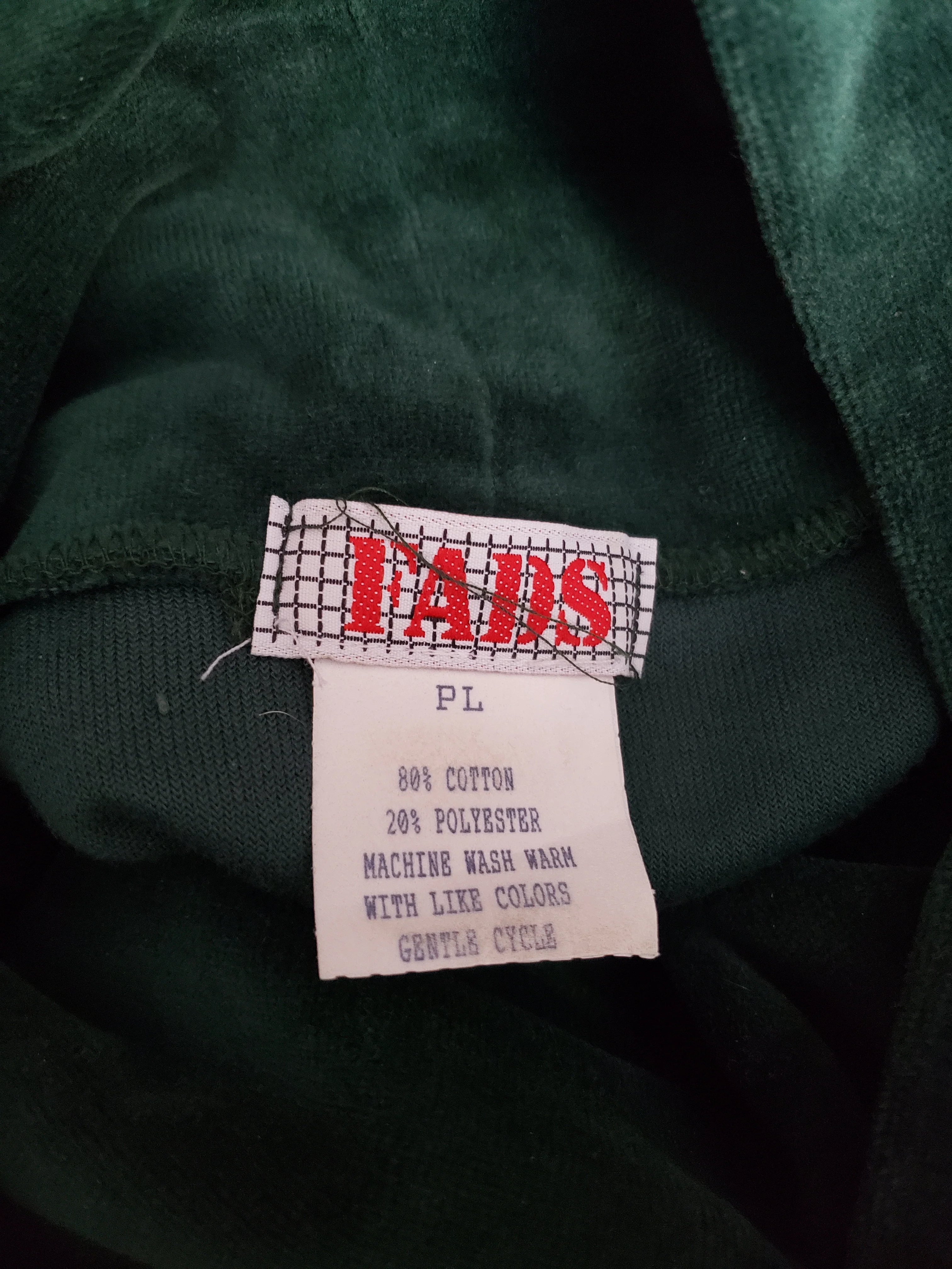 80s Green Casual Cozy Dress With Belt By Fads - Image 3