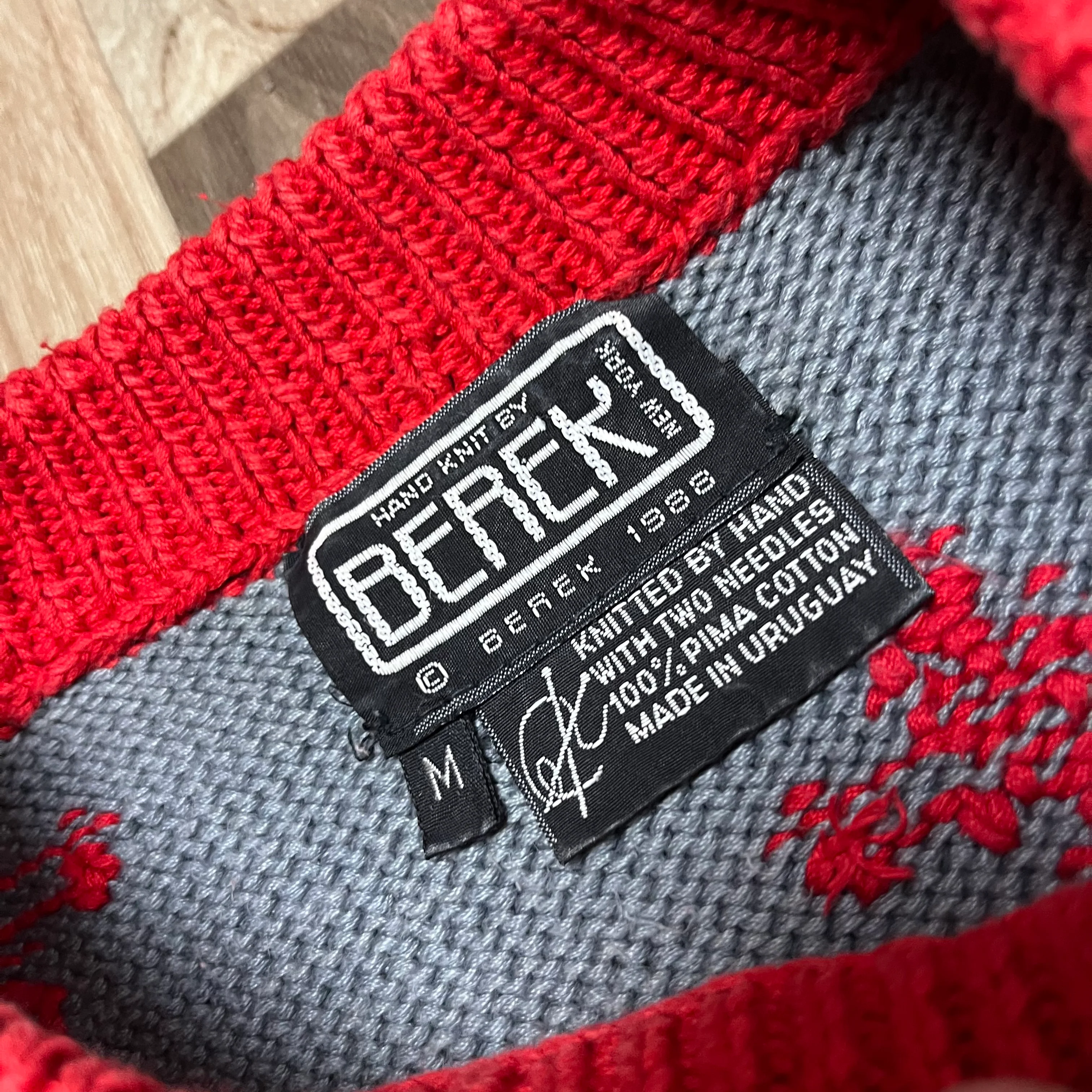80s Handknit Winter Skii Sweater By Berek - Image 5