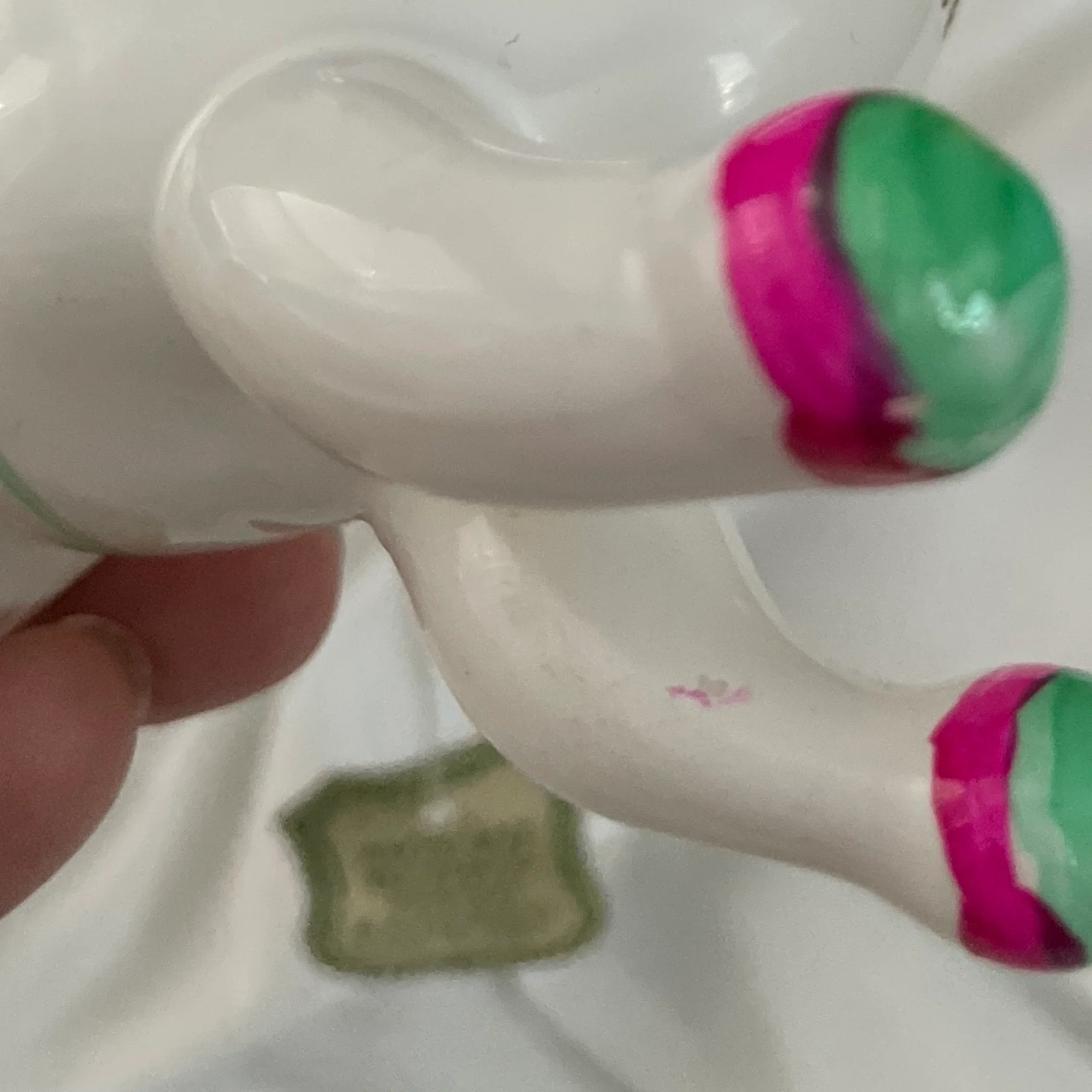 80s Horse Glass Ornament Hand Painted Mouth Blown - Image 8
