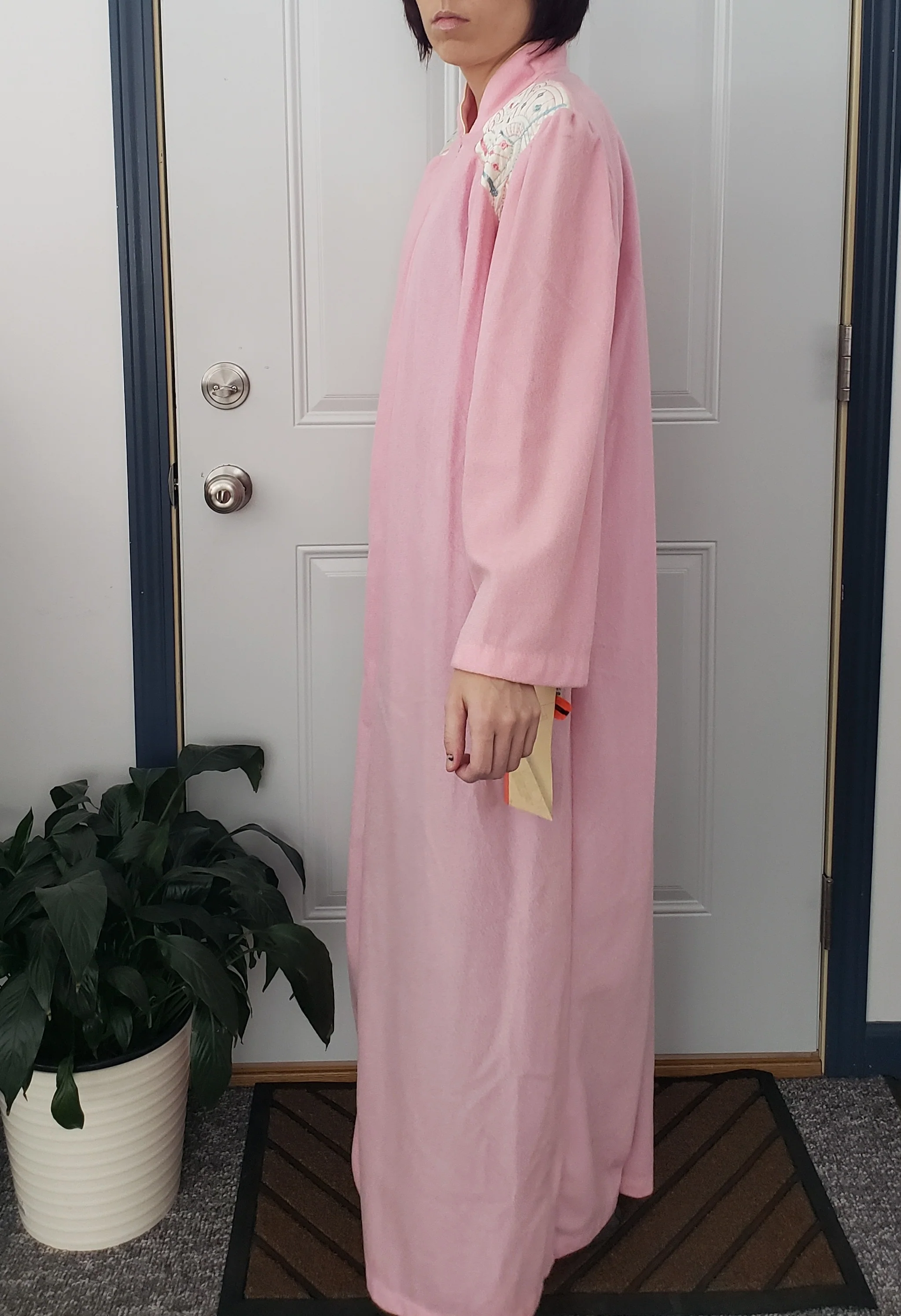80s House Dress Or Nightgown By Anne Leslie - Image 5