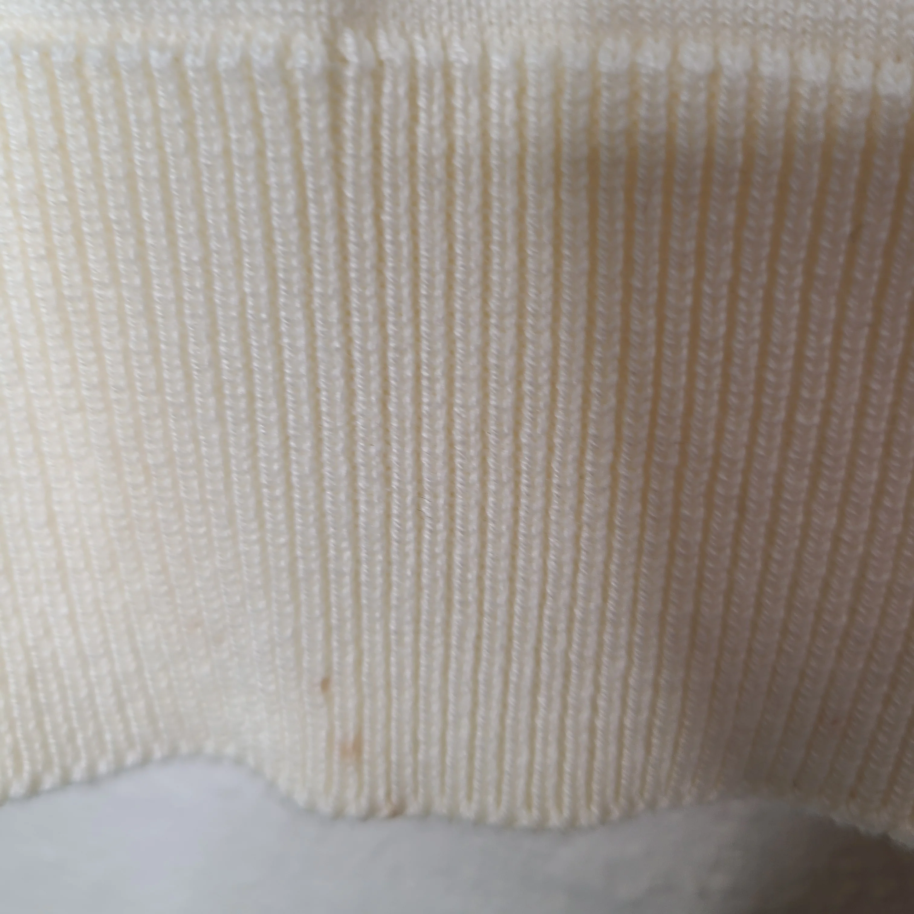 80s Ivory Lace Collar Surplice Sweater By Together - Image 8