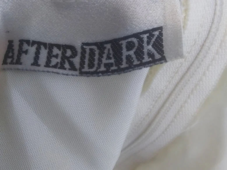 80s Ivory Lace Midi Dress By After Dark - Image 7
