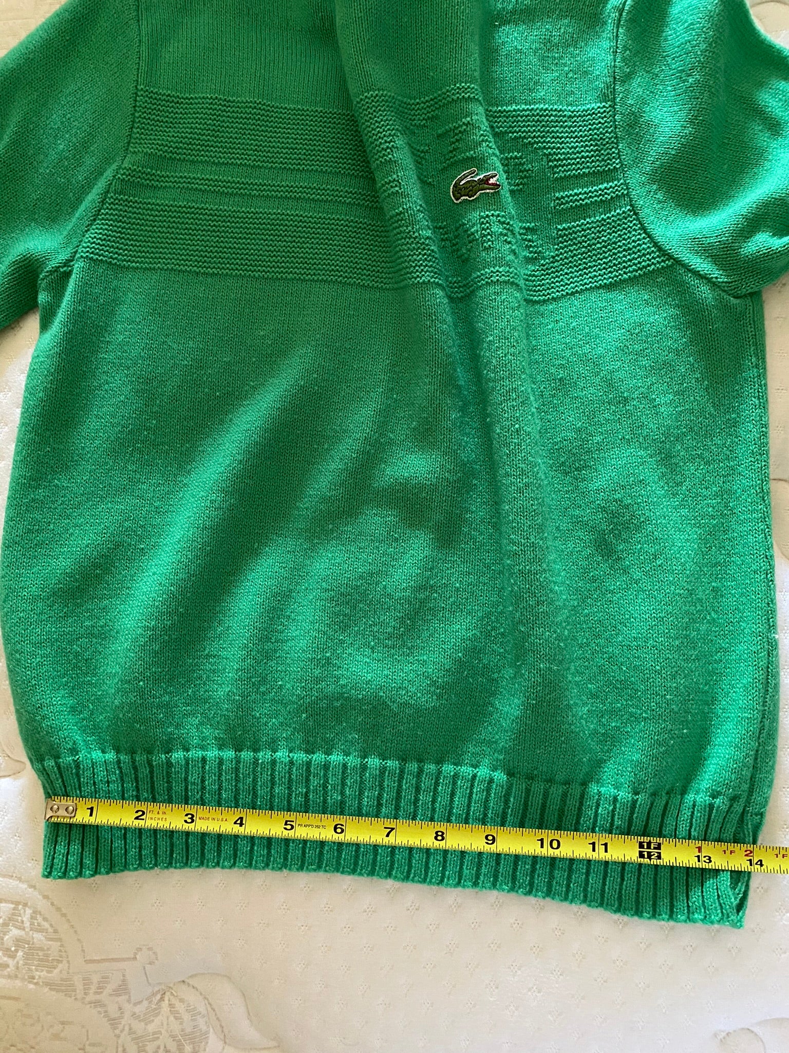 80s Izod Sport Crew Neck Alligator Chest Logo By Lacoste - Image 8