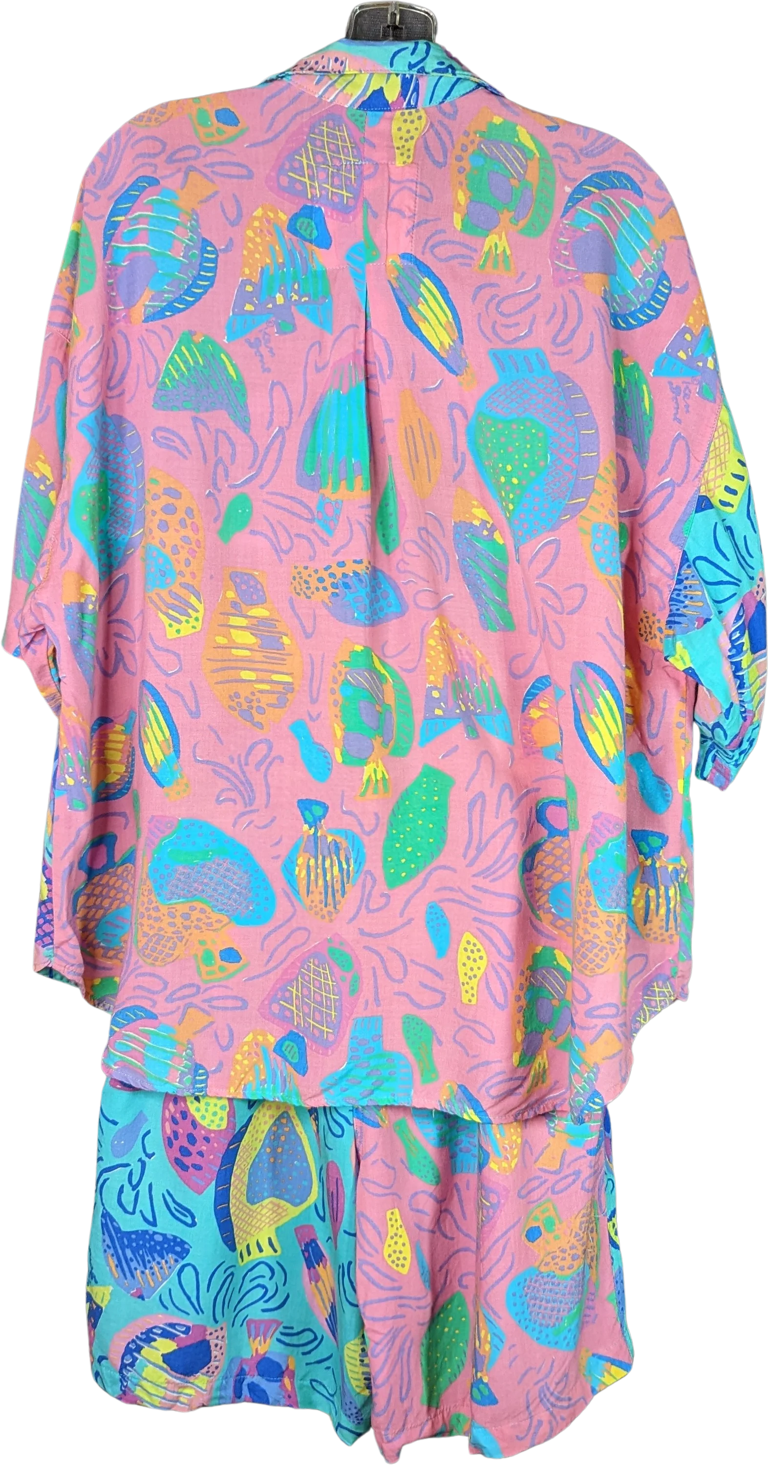 80s Ken Done Short Set Tropical Fishes Multicolored By Ken Done - Image 2