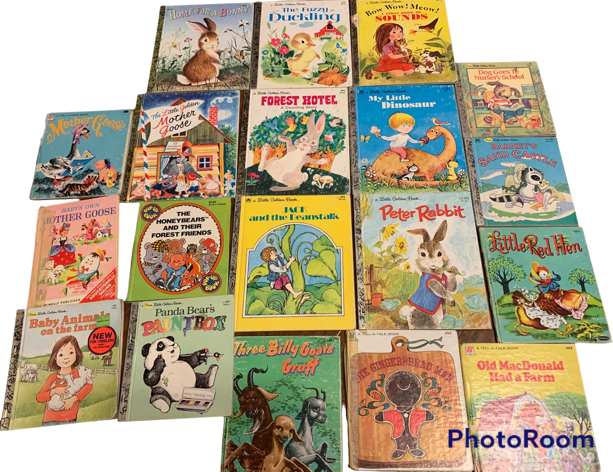 80s Kids Little Golden Book And Tell-a-tale